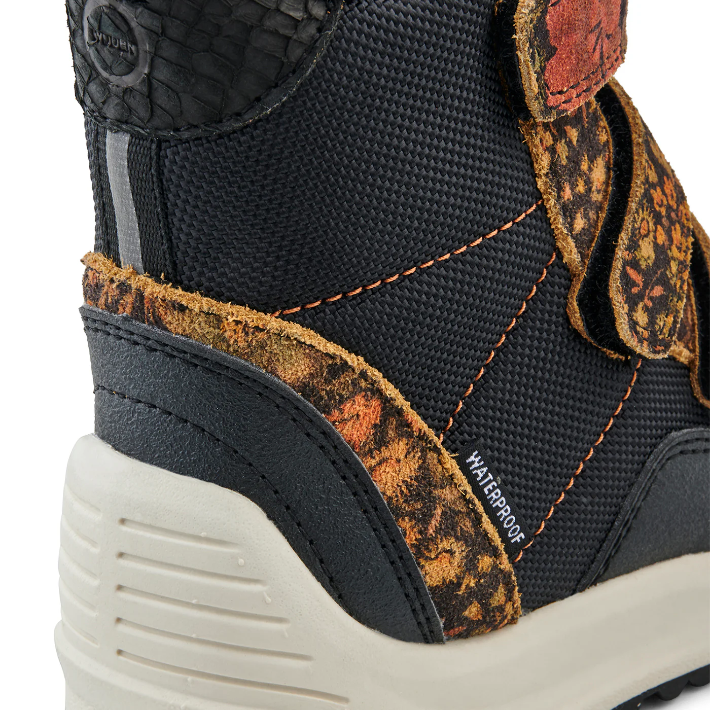 Adrian Boot Print - Black Flower - Image 8