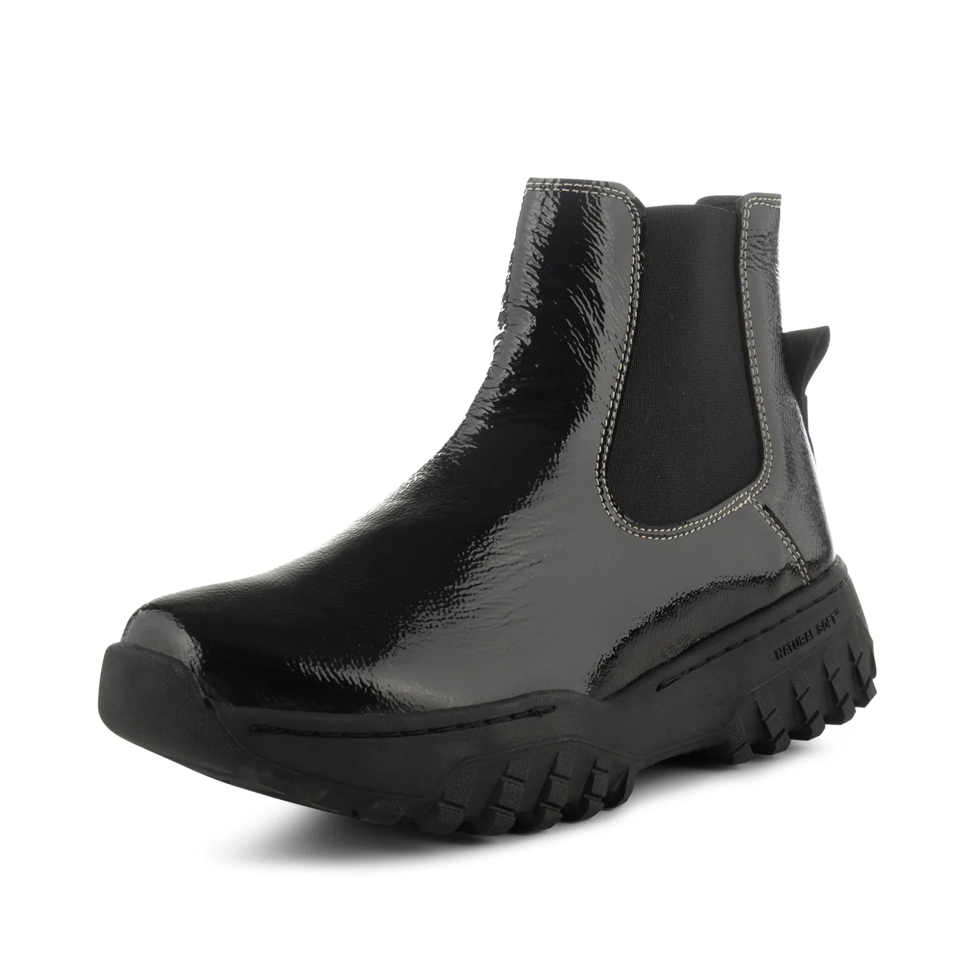 Elena Patent - Black - Image 2