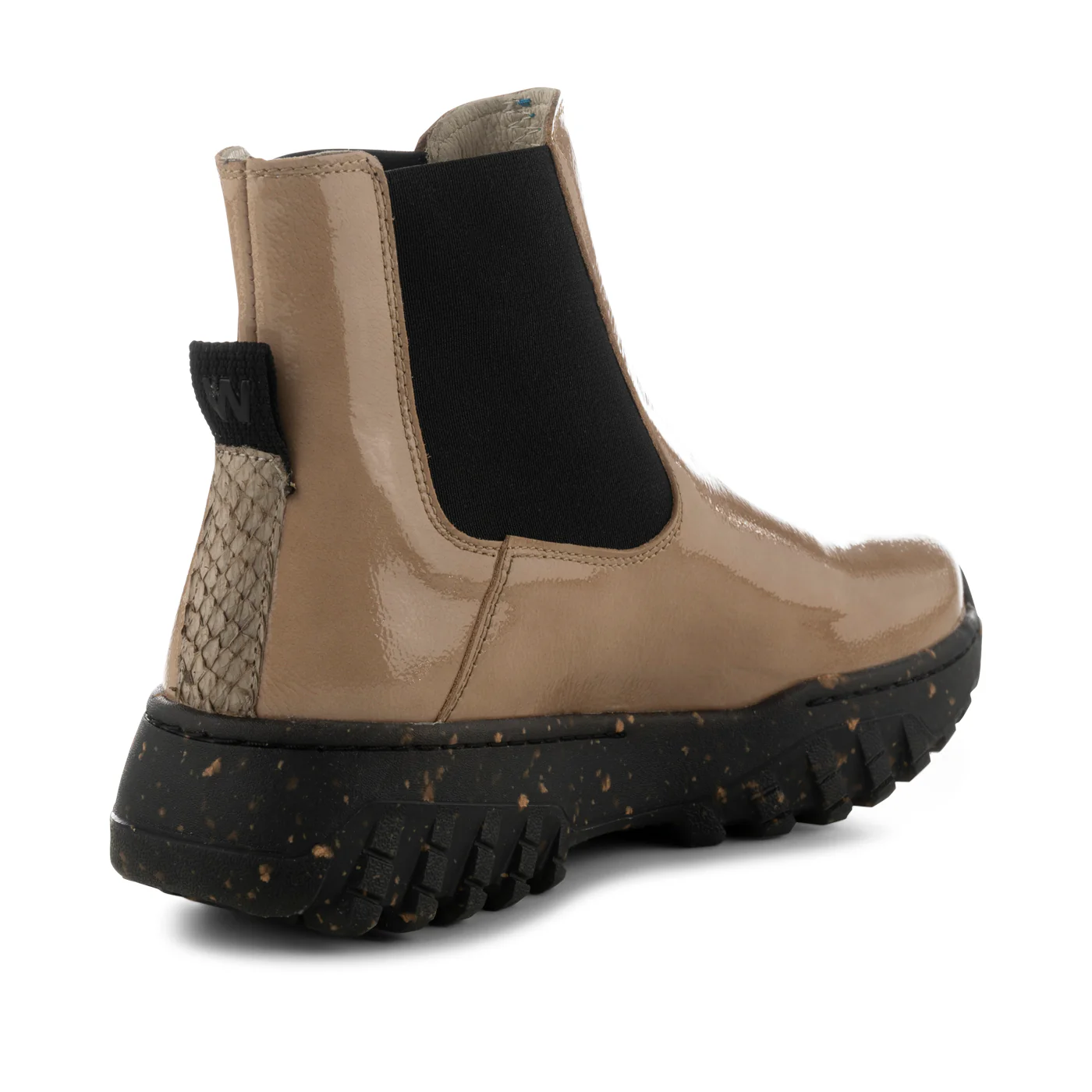 Elena Patent - Coffee Cream - Image 3