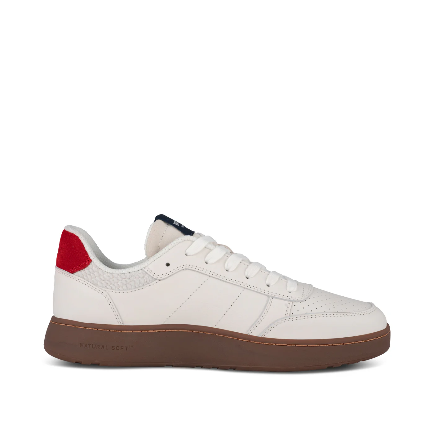 Frode Leather - Fire Red/Navy - Image 4