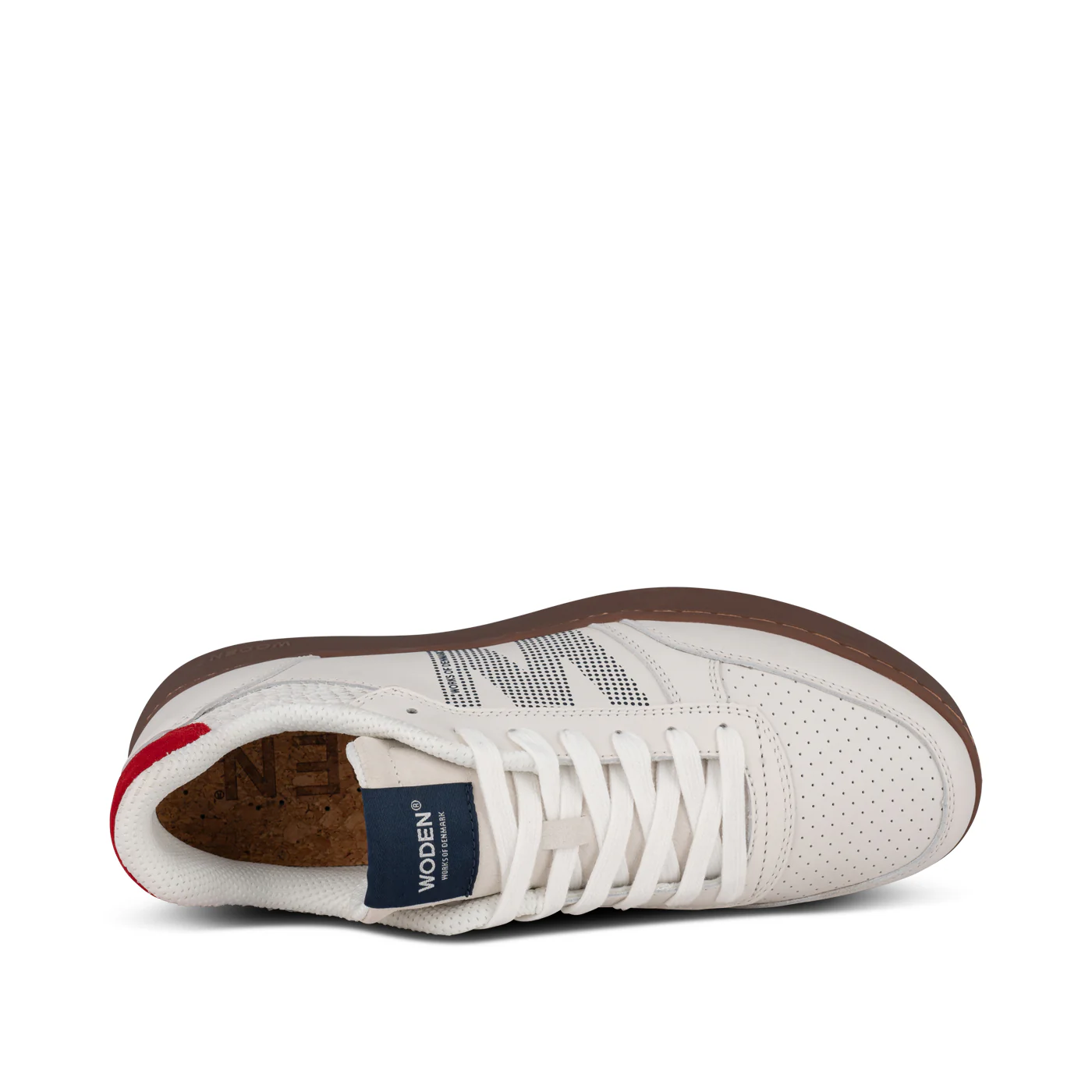 Frode Leather - Fire Red/Navy - Image 5