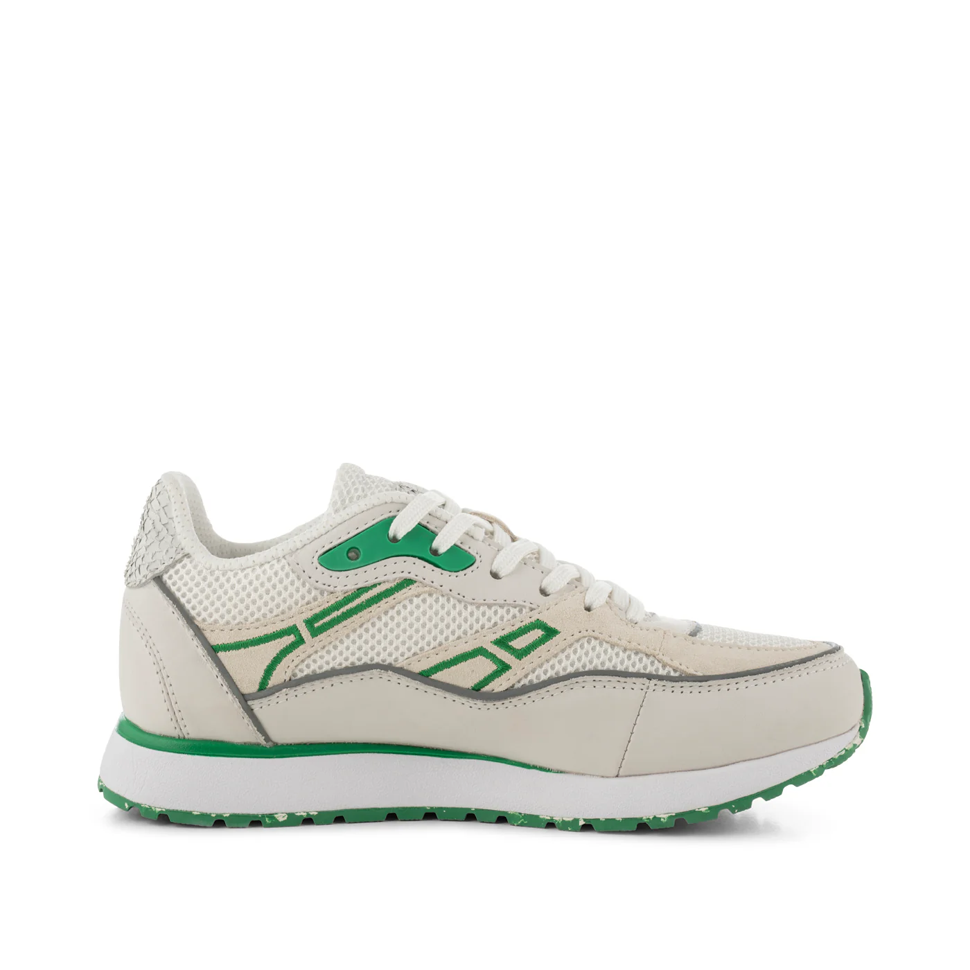 Hailey Tech Mesh - White/Basil - Image 7