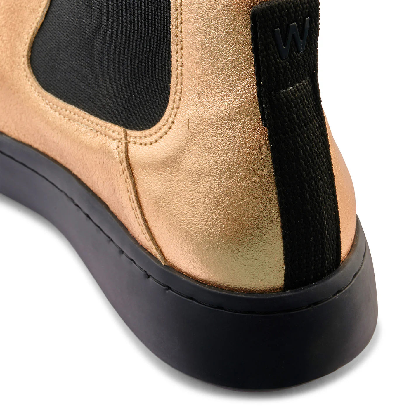 Hannah Metallic Leather - Gold - Image 9