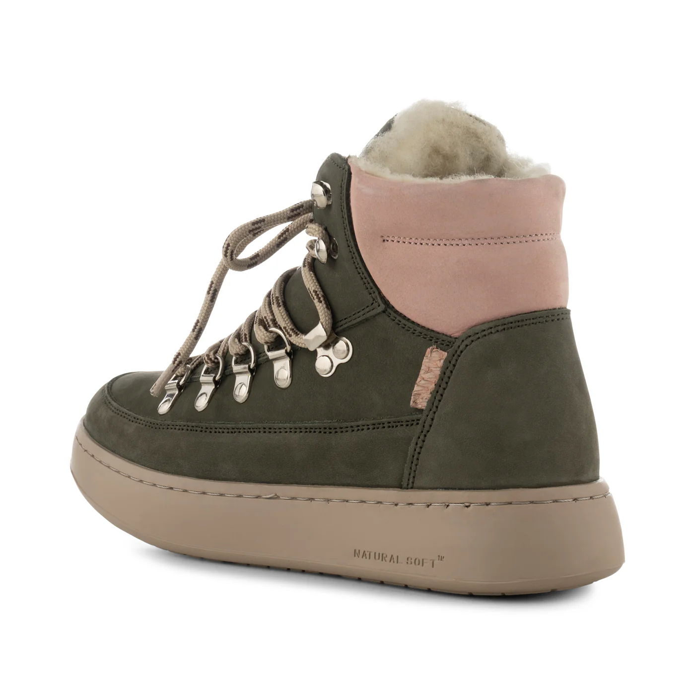 Iris Nubuck - Green/Rose - Image 4
