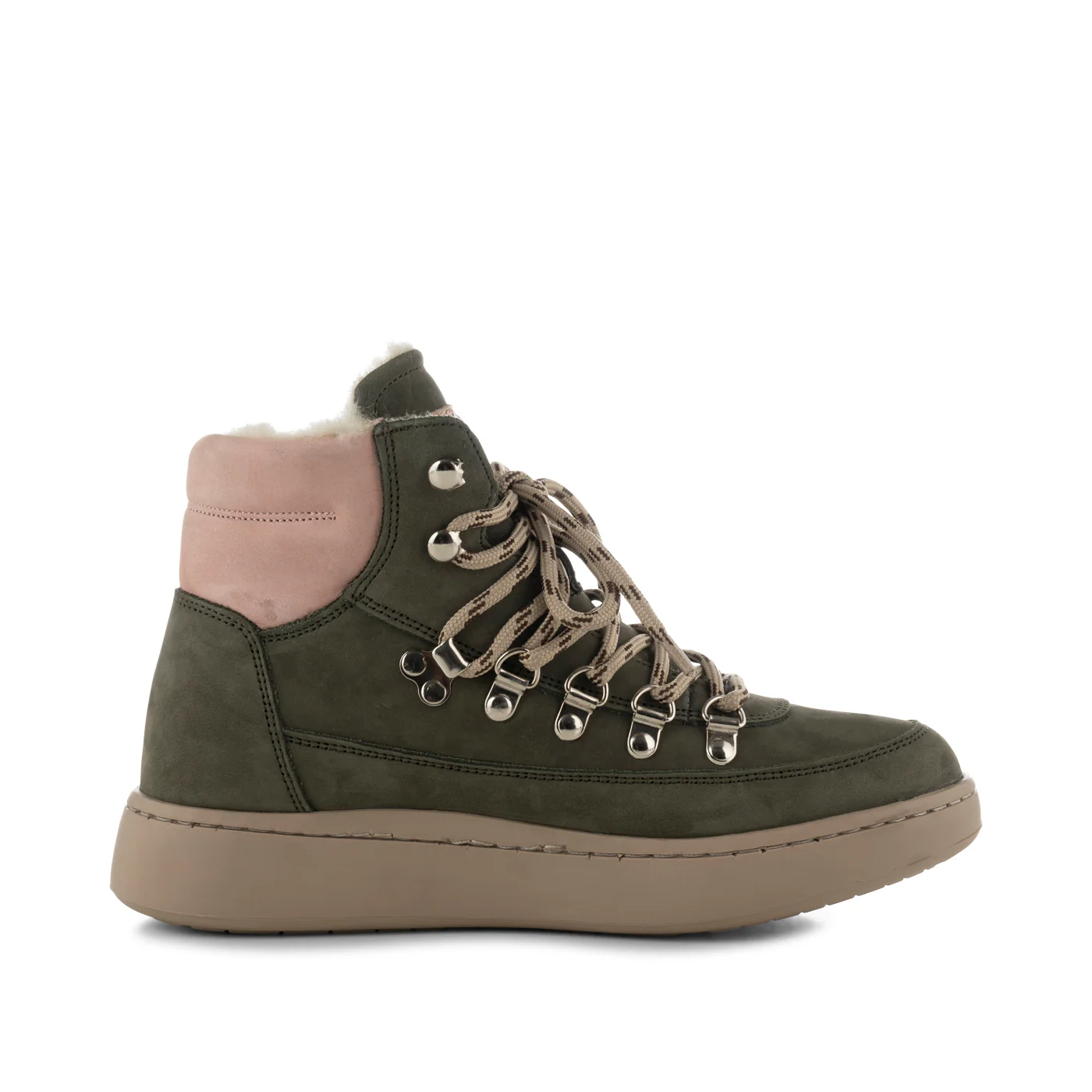 Iris Nubuck - Green/Rose - Image 6