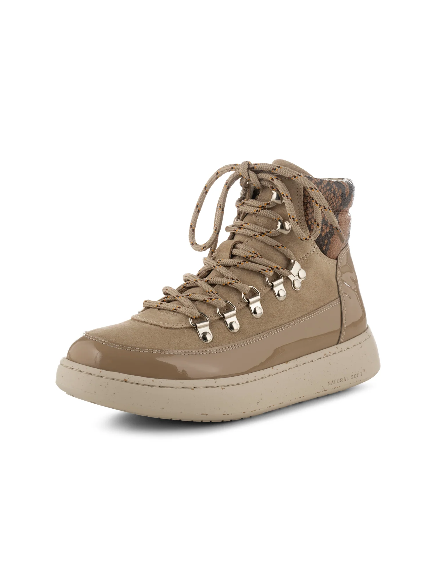 Iris Snake Patent - Coffee Cream - Image 2
