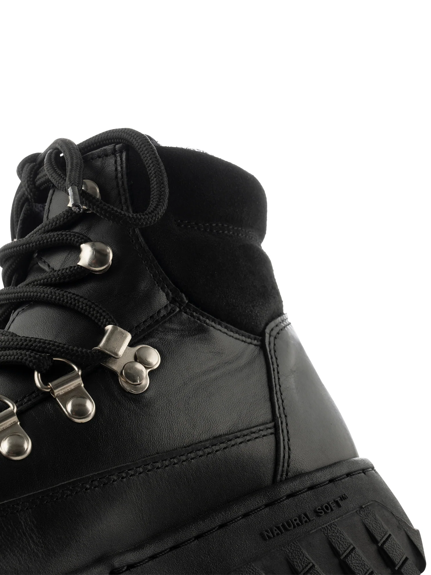 Iris Track Leather - Black - Image 8