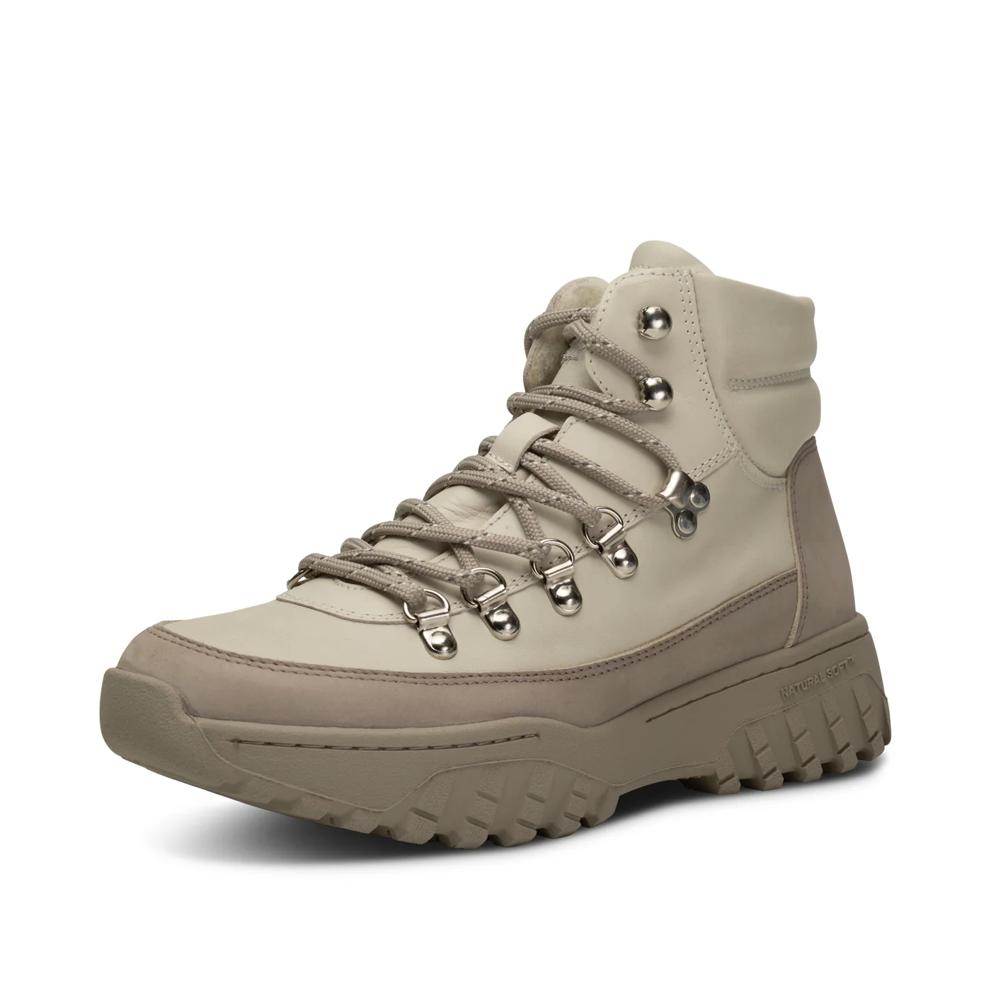 Iris Track Leather - Whisper White/Silver Lining - Image 3