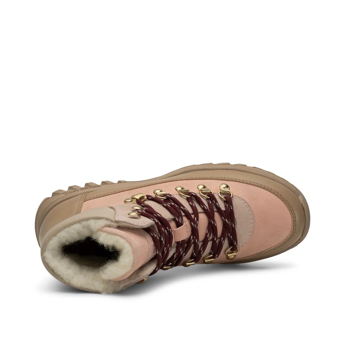 Iris Track Leather Suede - Ballerina/Silver Mink - Image 5