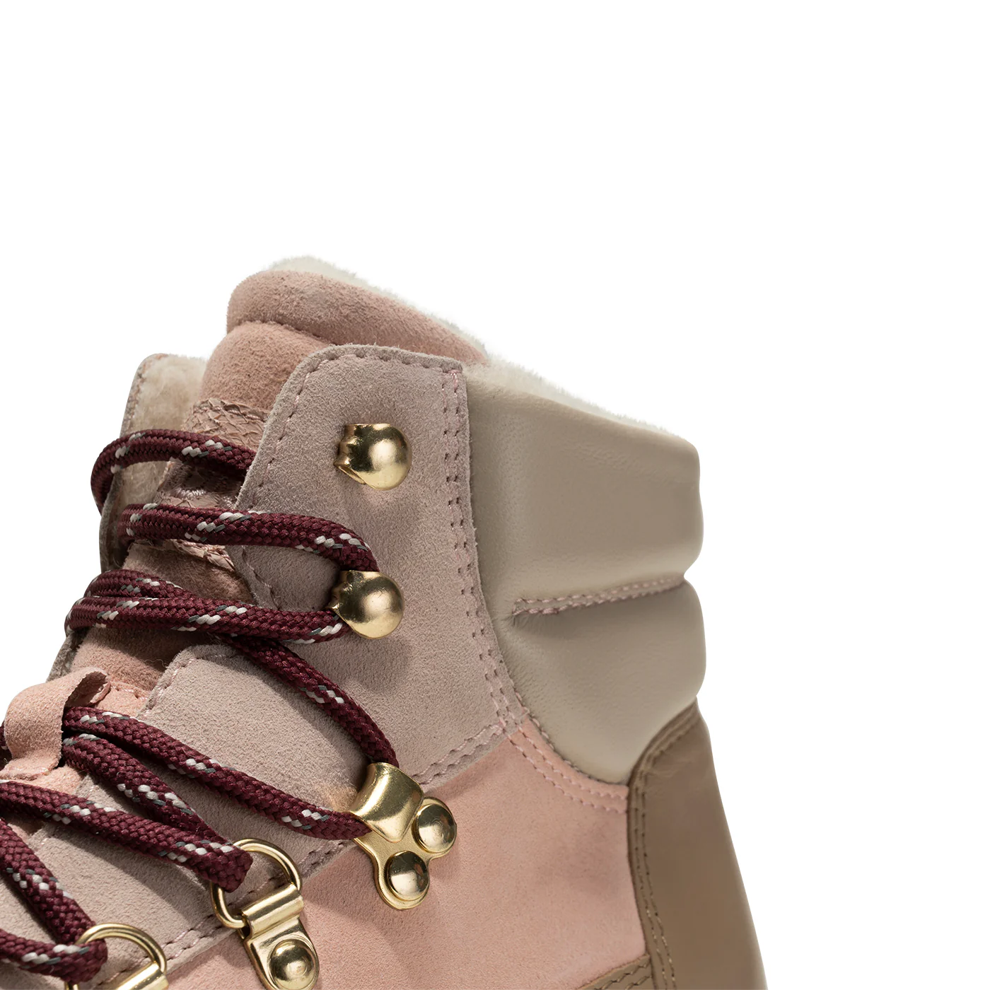 Iris Track Leather Suede - Ballerina/Silver Mink - Image 8
