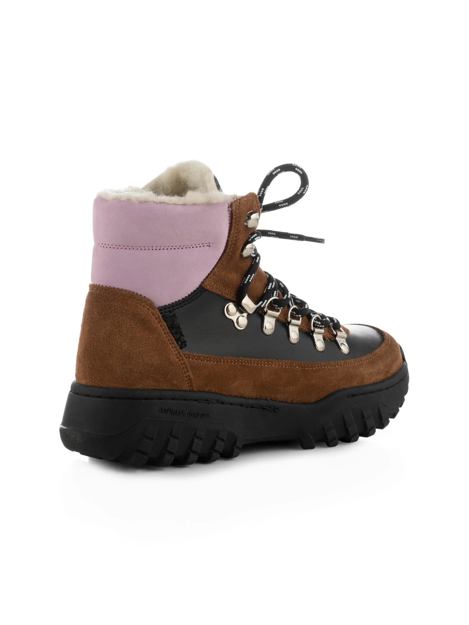 Iris Track Leather Suede - Black/Brown - Image 2