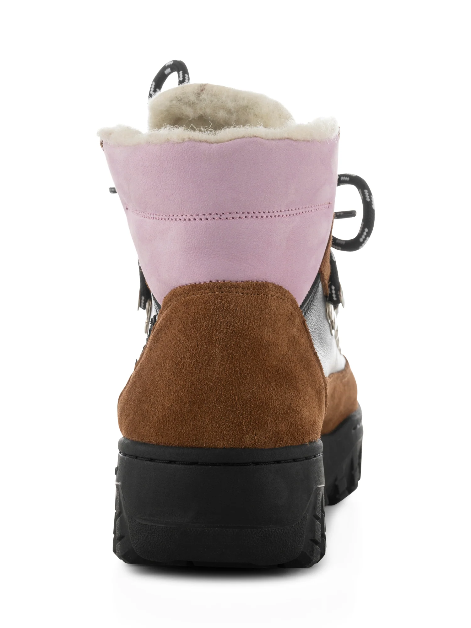 Iris Track Leather Suede - Black/Brown - Image 7