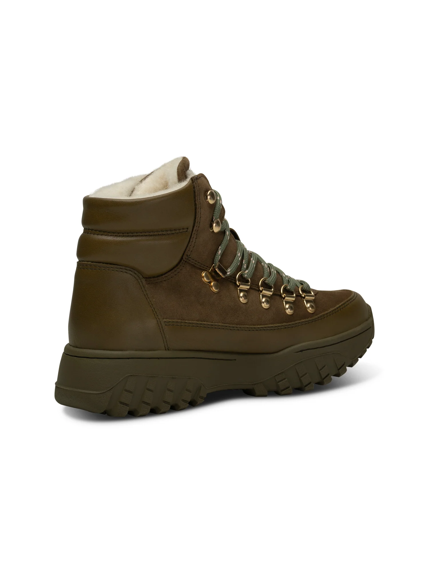 Iris Track Leather Suede - Cypress/Dark Olive - Image 3