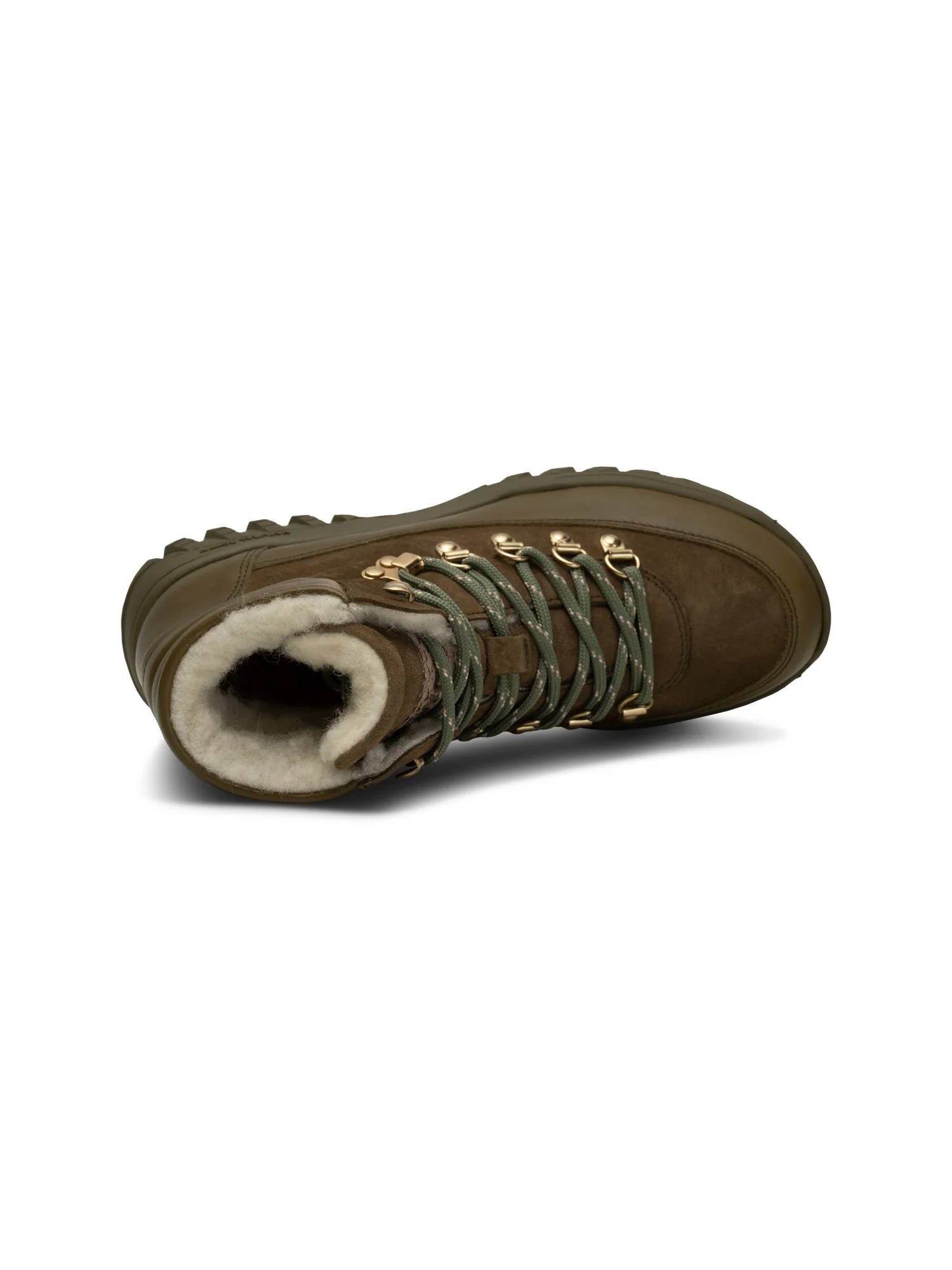 Iris Track Leather Suede - Cypress/Dark Olive - Image 5