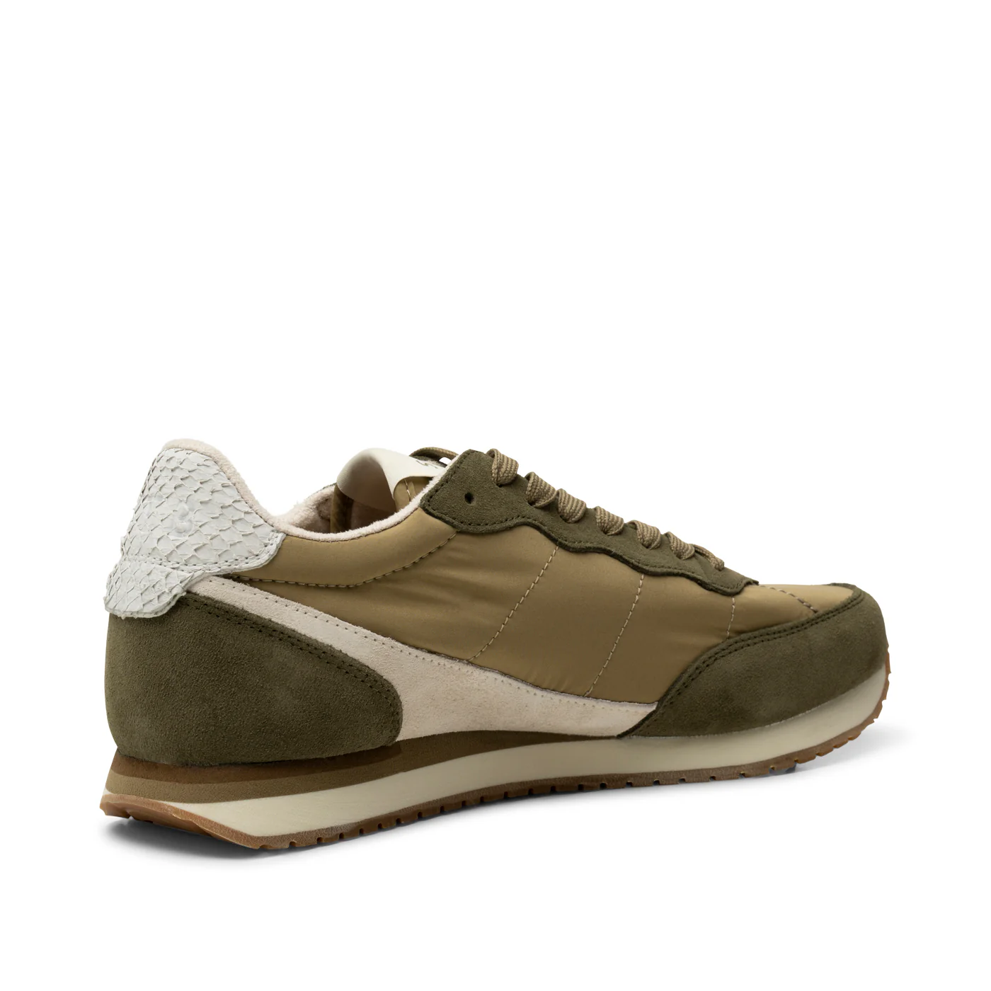 Jansen retro sneaker textile - Khaki - Image 3