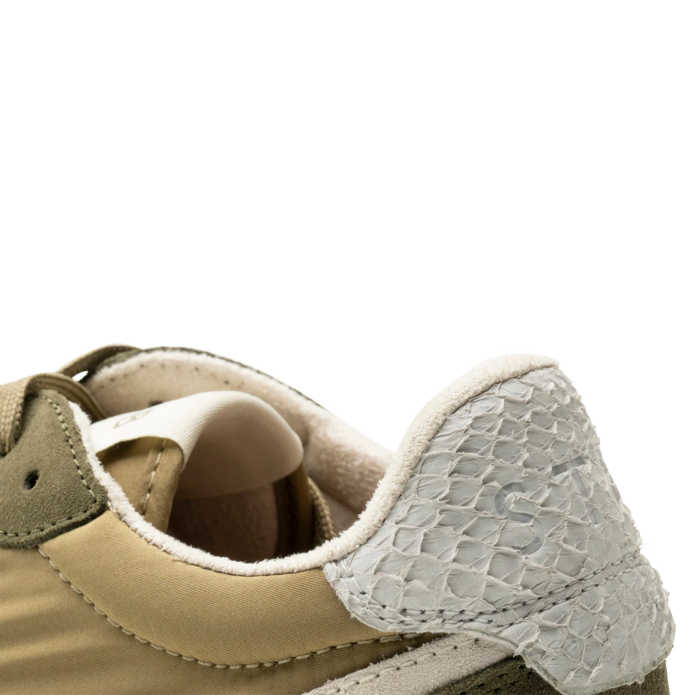 Jansen retro sneaker textile - Khaki - Image 8