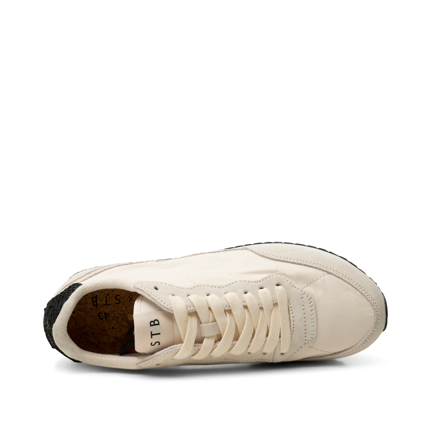 Jansen retro sneaker textile - Off White - Image 6