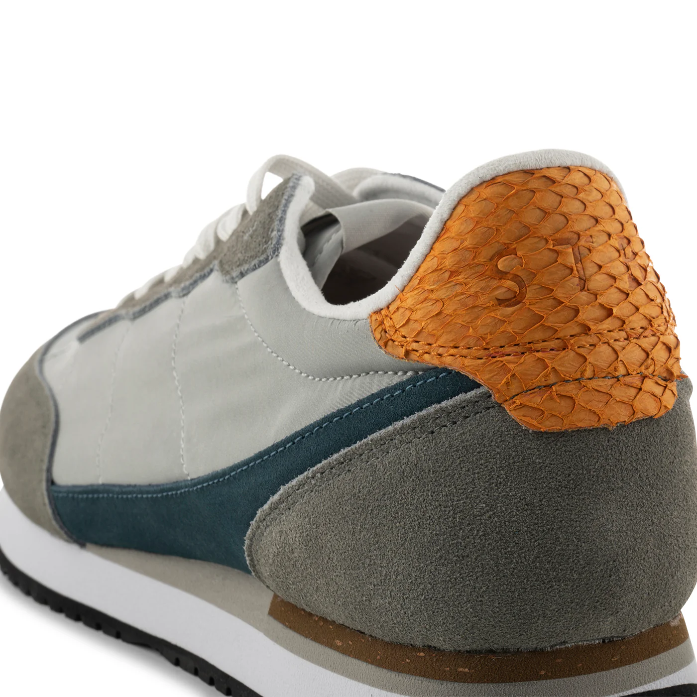 Jansen retro sneaker textile - Grey - Image 11