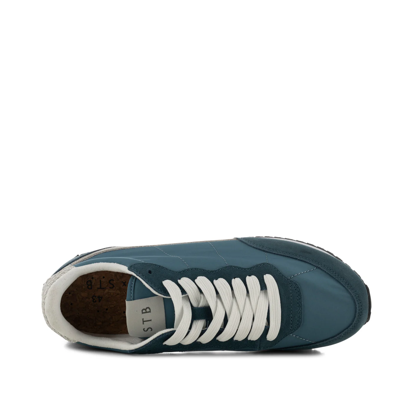 Jansen retro sneaker textile - Navy - Image 7