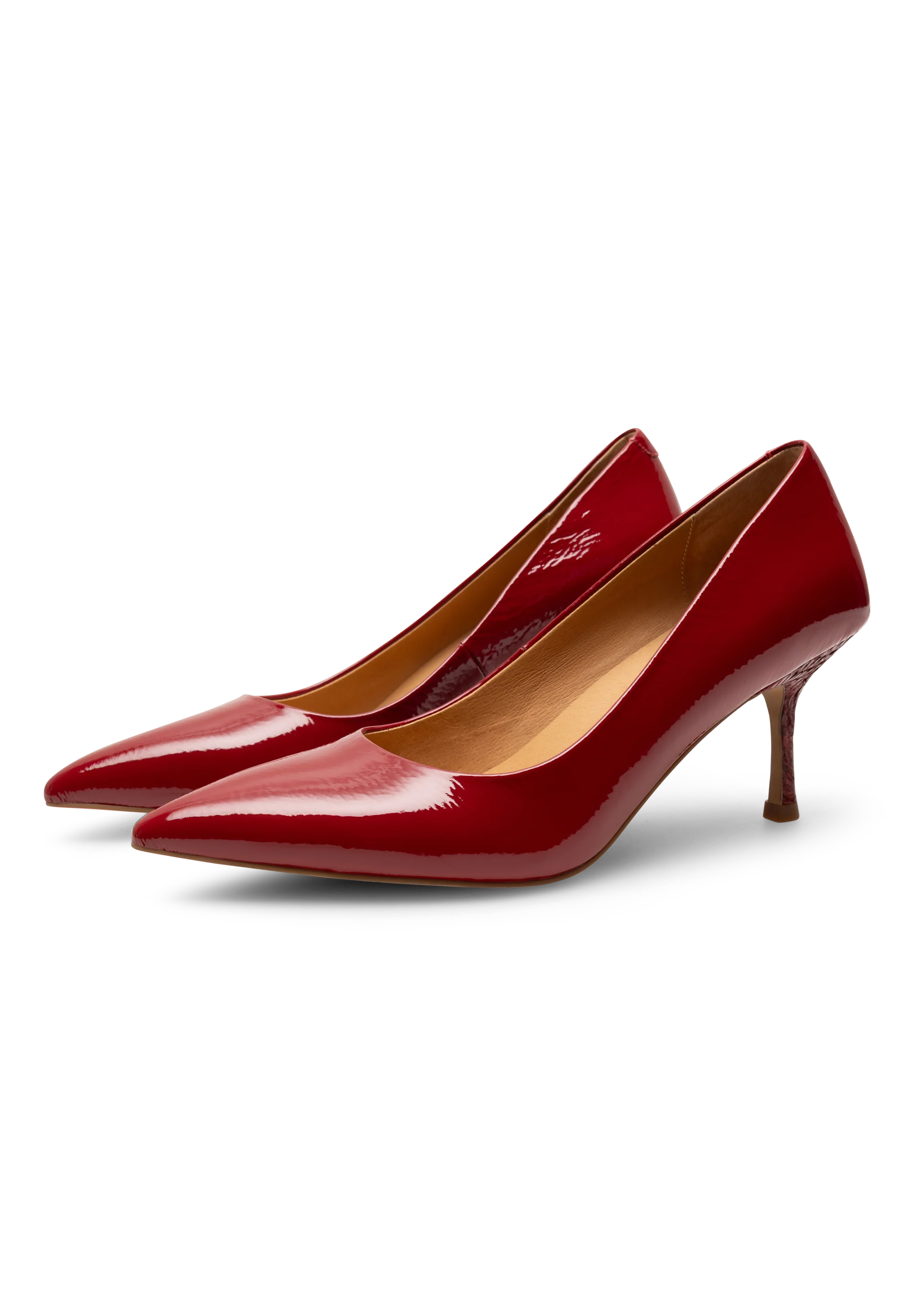 Laura Patent - Cranberry - Image 2