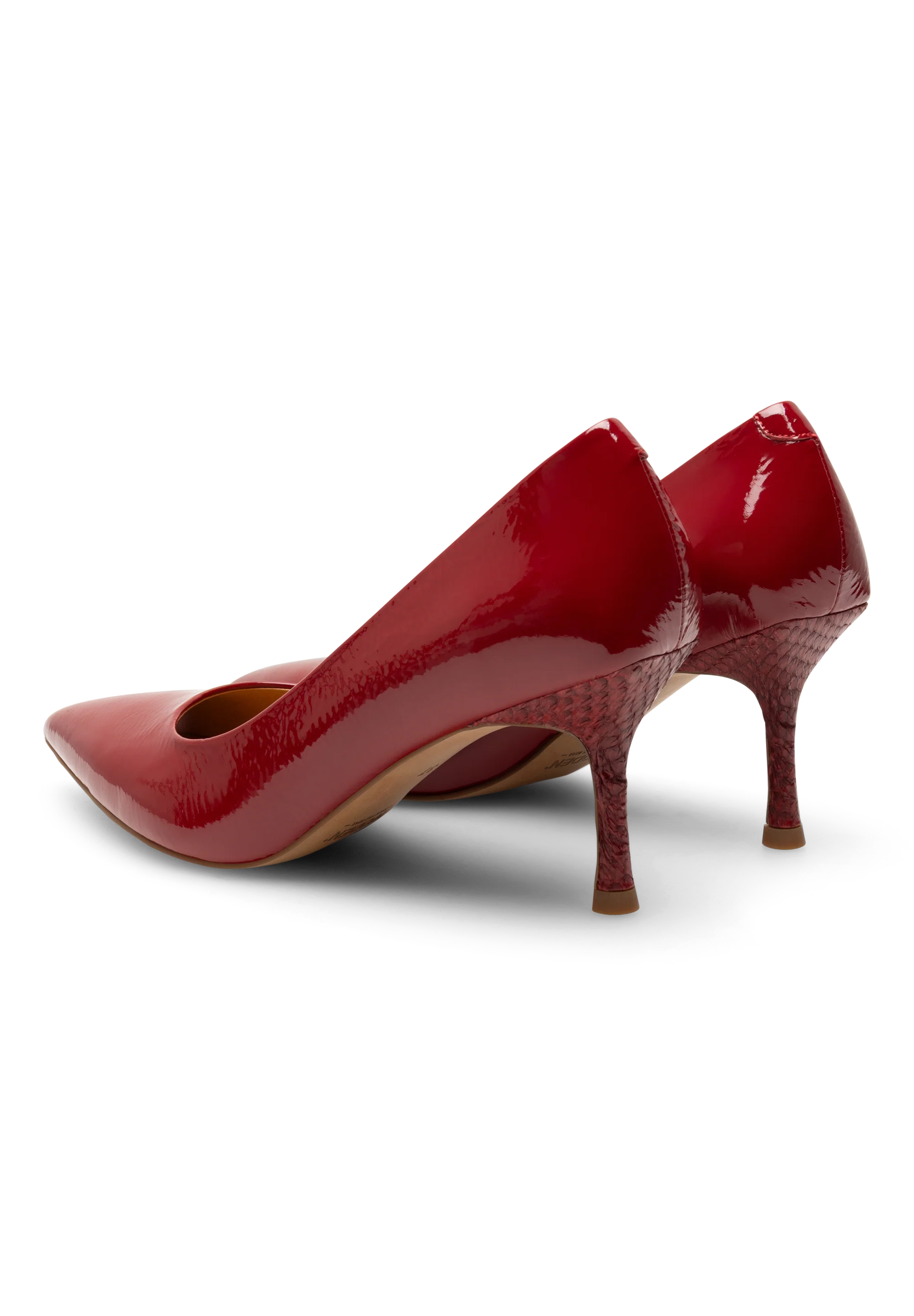 Laura Patent - Cranberry - Image 3