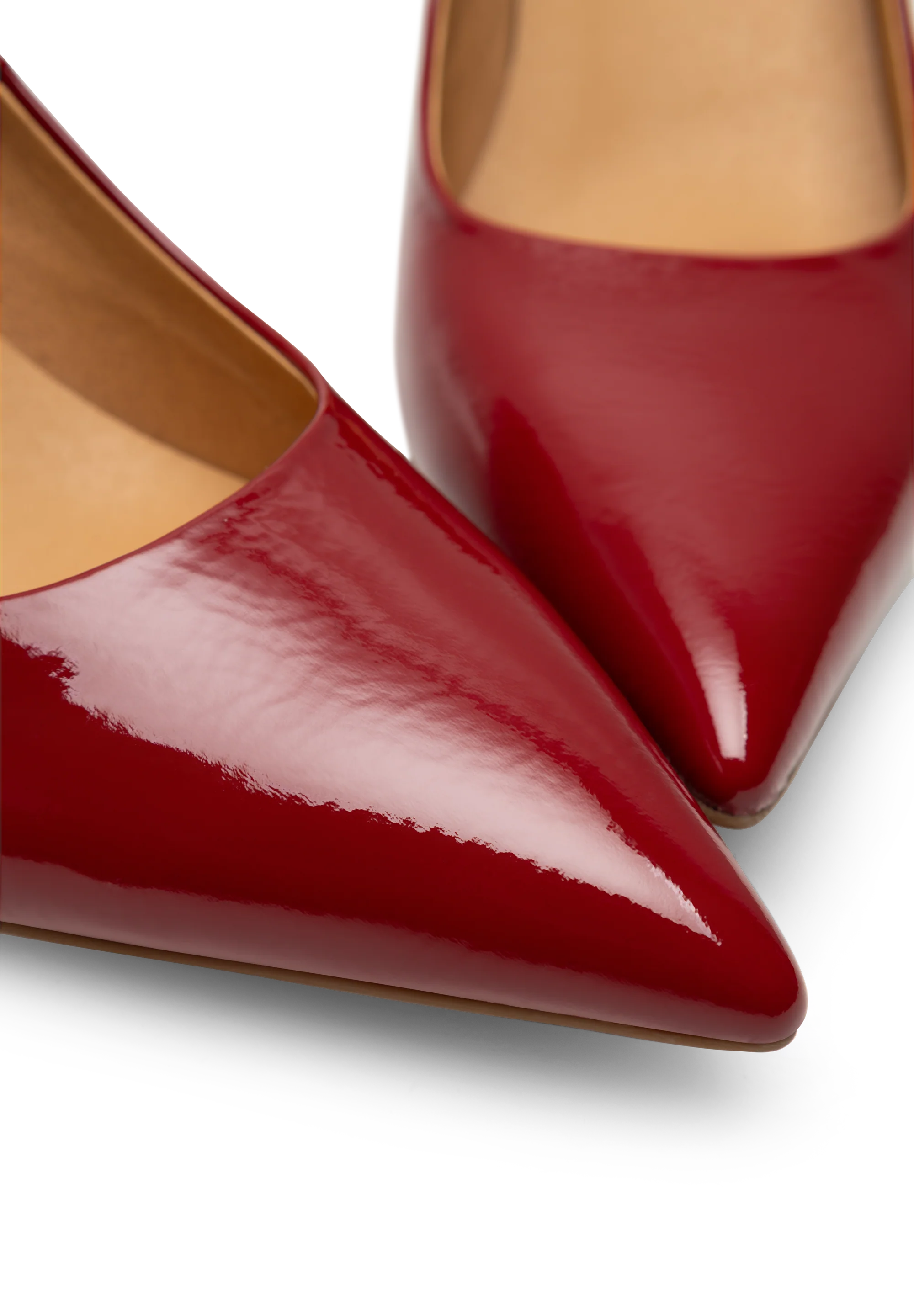 Laura Patent - Cranberry - Image 4