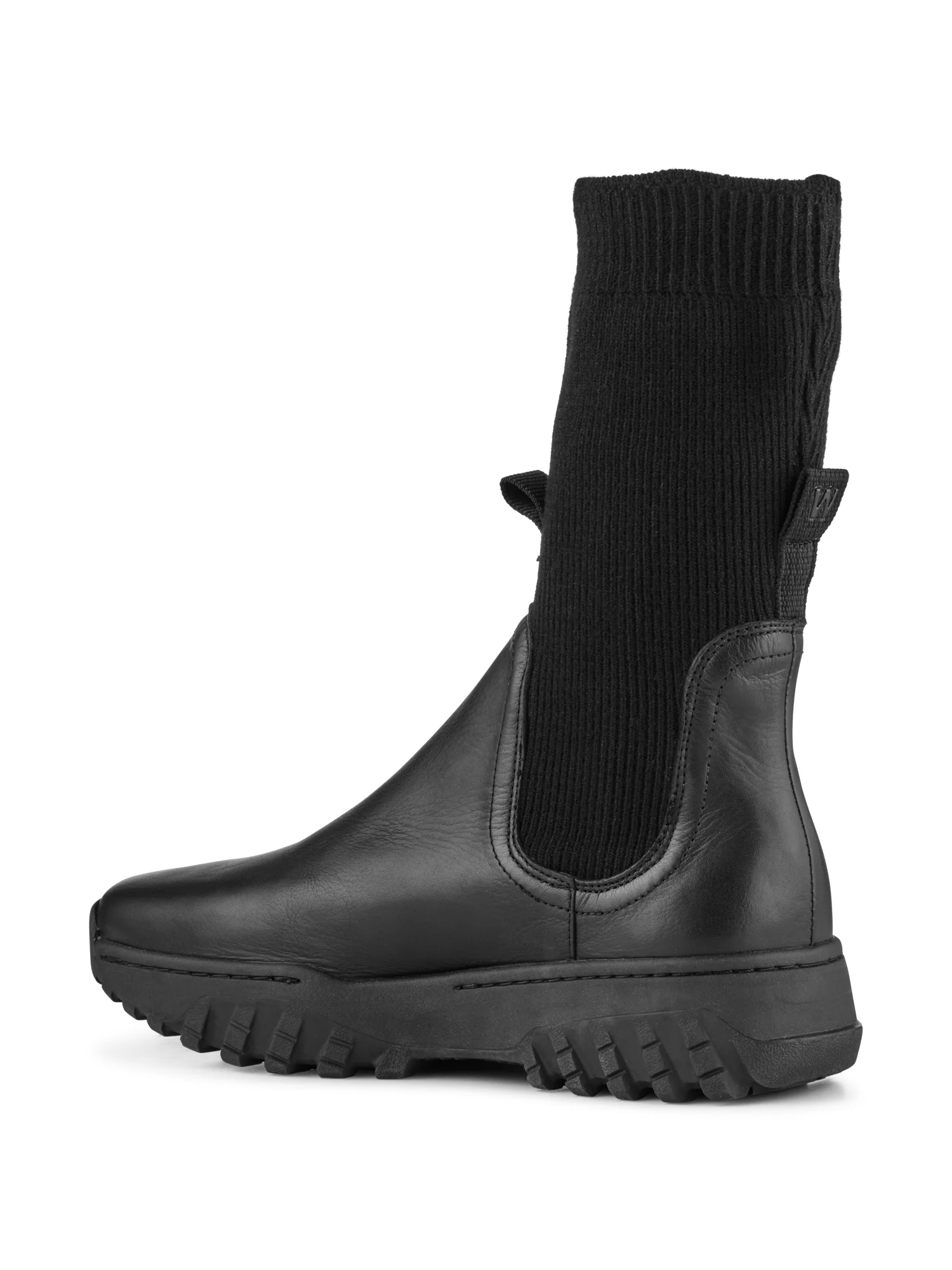 Lucy Track High Leather - Black - Image 3