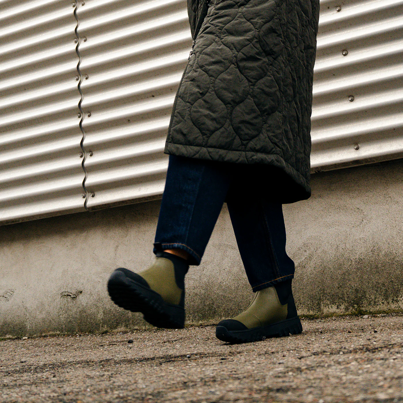 Magda Low Waterproof - Dark Olive - Image 8