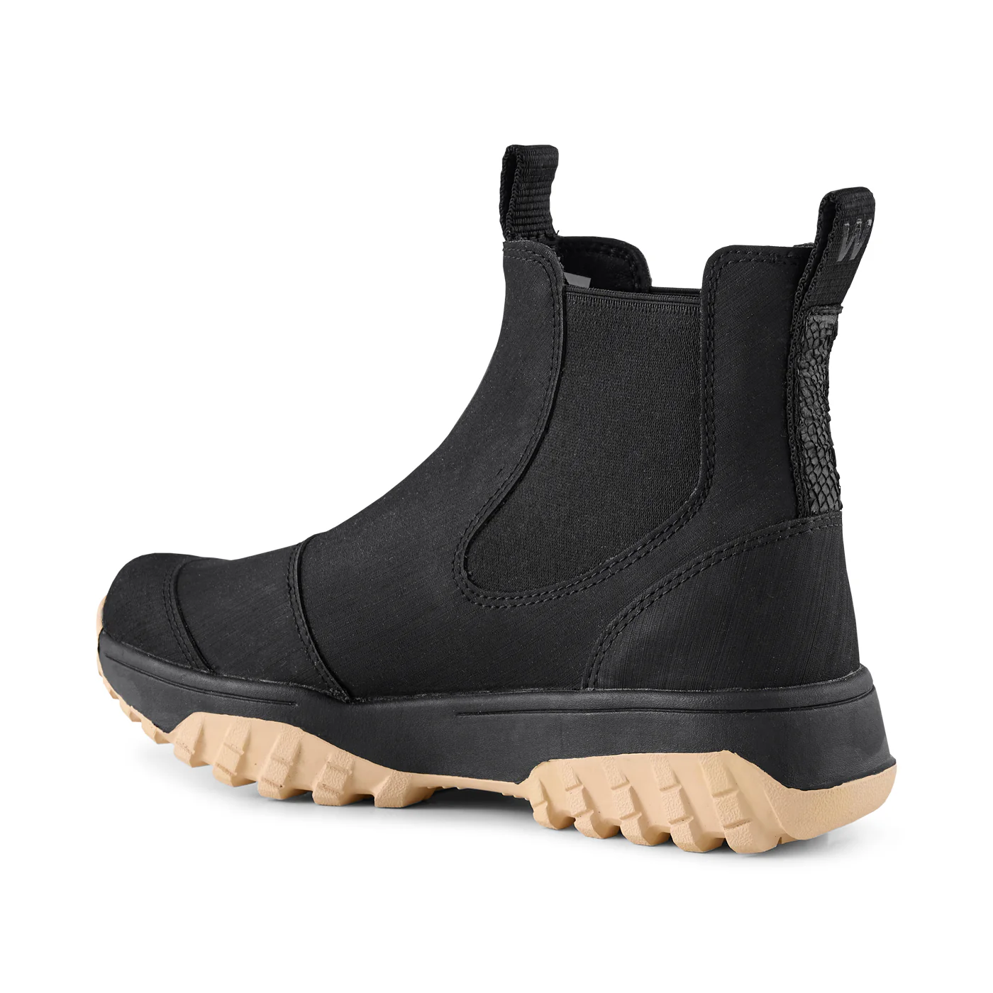 Magda Rubber Track Boot - Black/Beige - Image 3