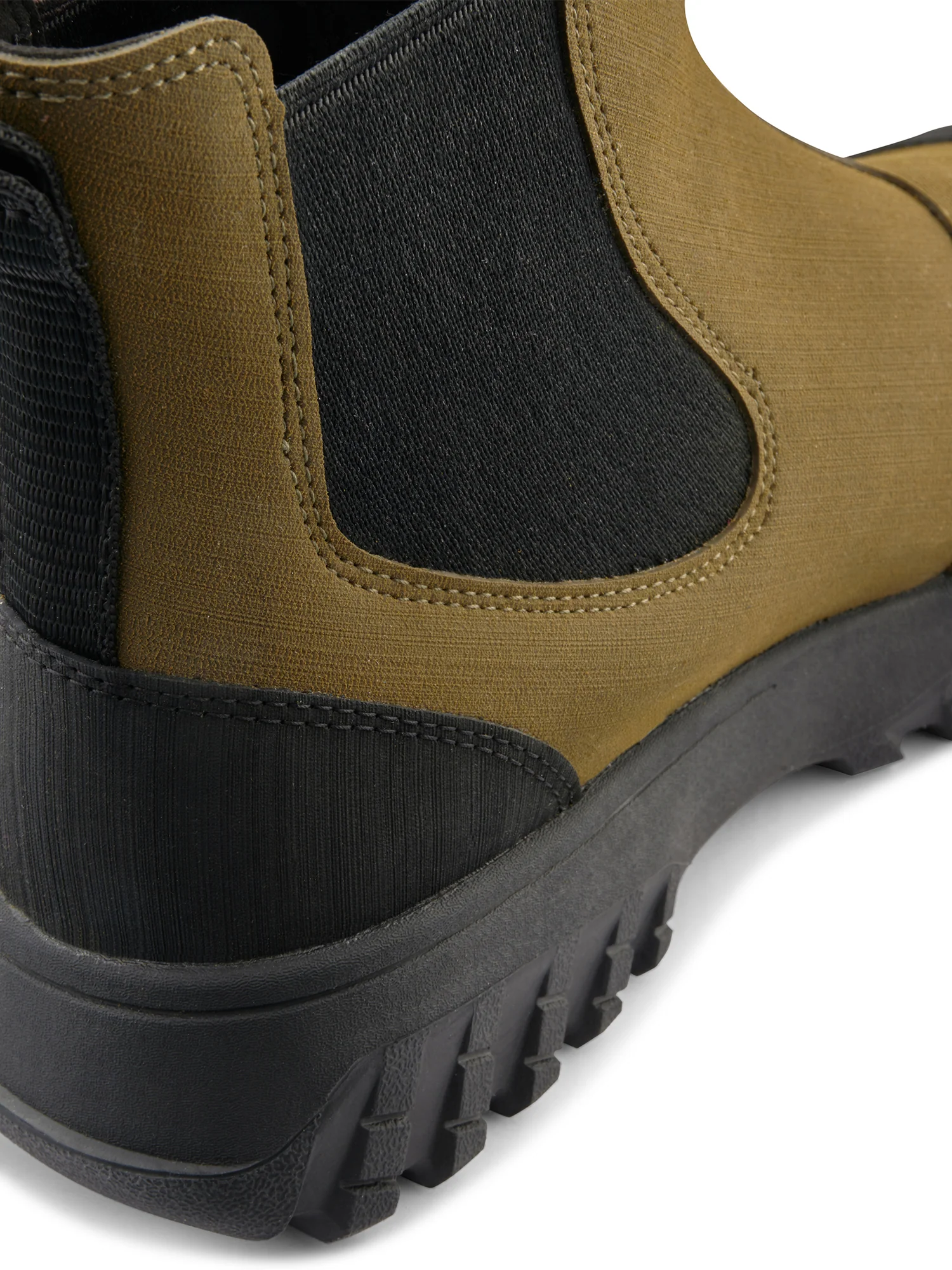 Magda Rubber Track Boot - Dark Olive/Black - Image 8