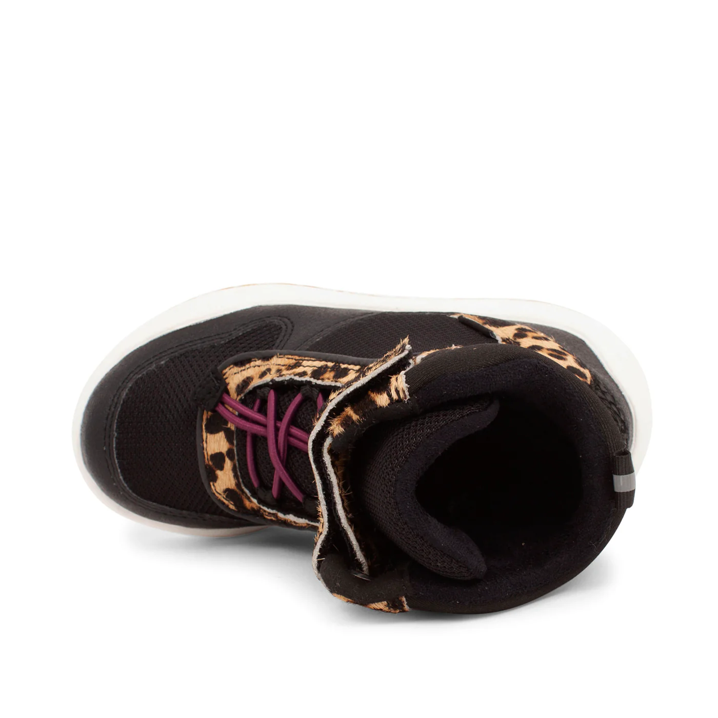 Malik Midcut Boot Teen - Black/Brown Leo - Image 3