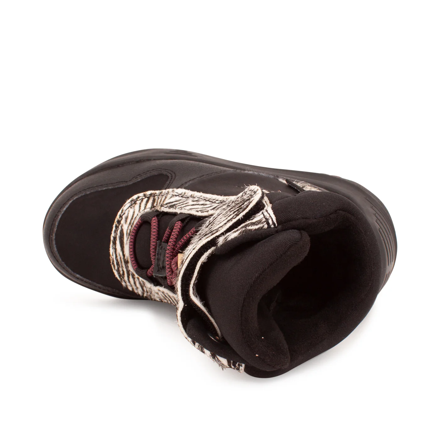 Malika Boot - Black/Zebra - Image 3