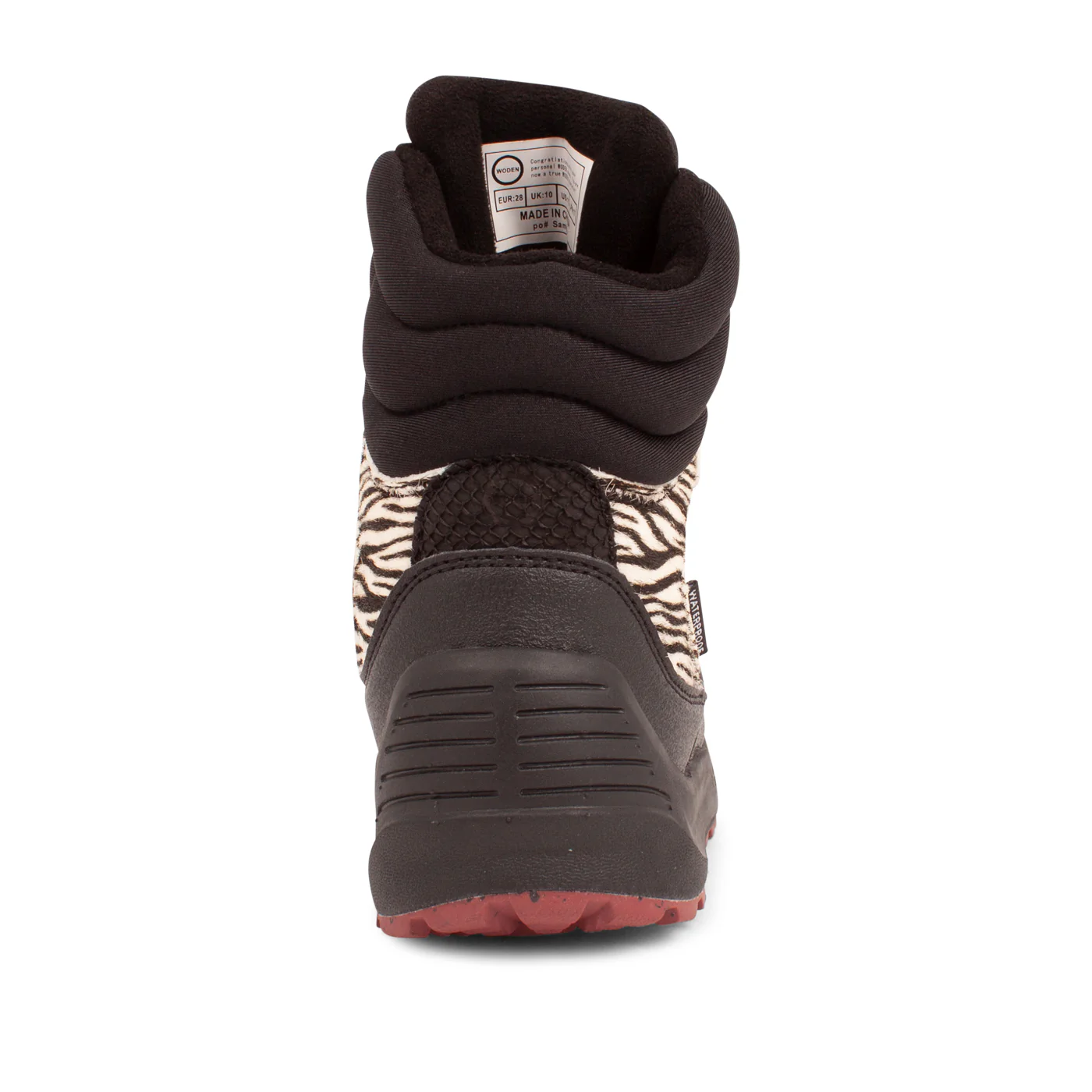 Malika Boot - Black/Zebra - Image 5