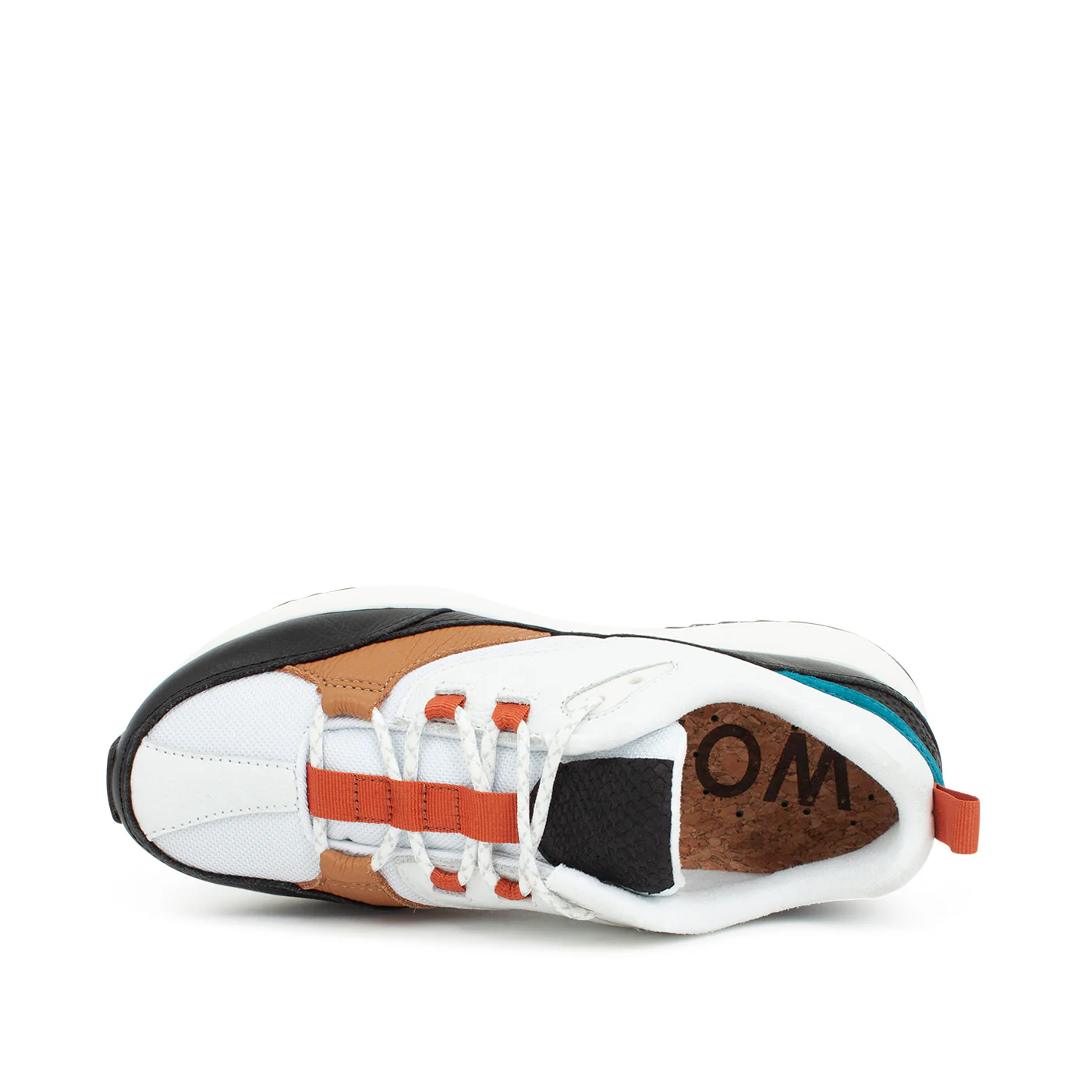 Malou Leather Fifty - Black/White - Image 3