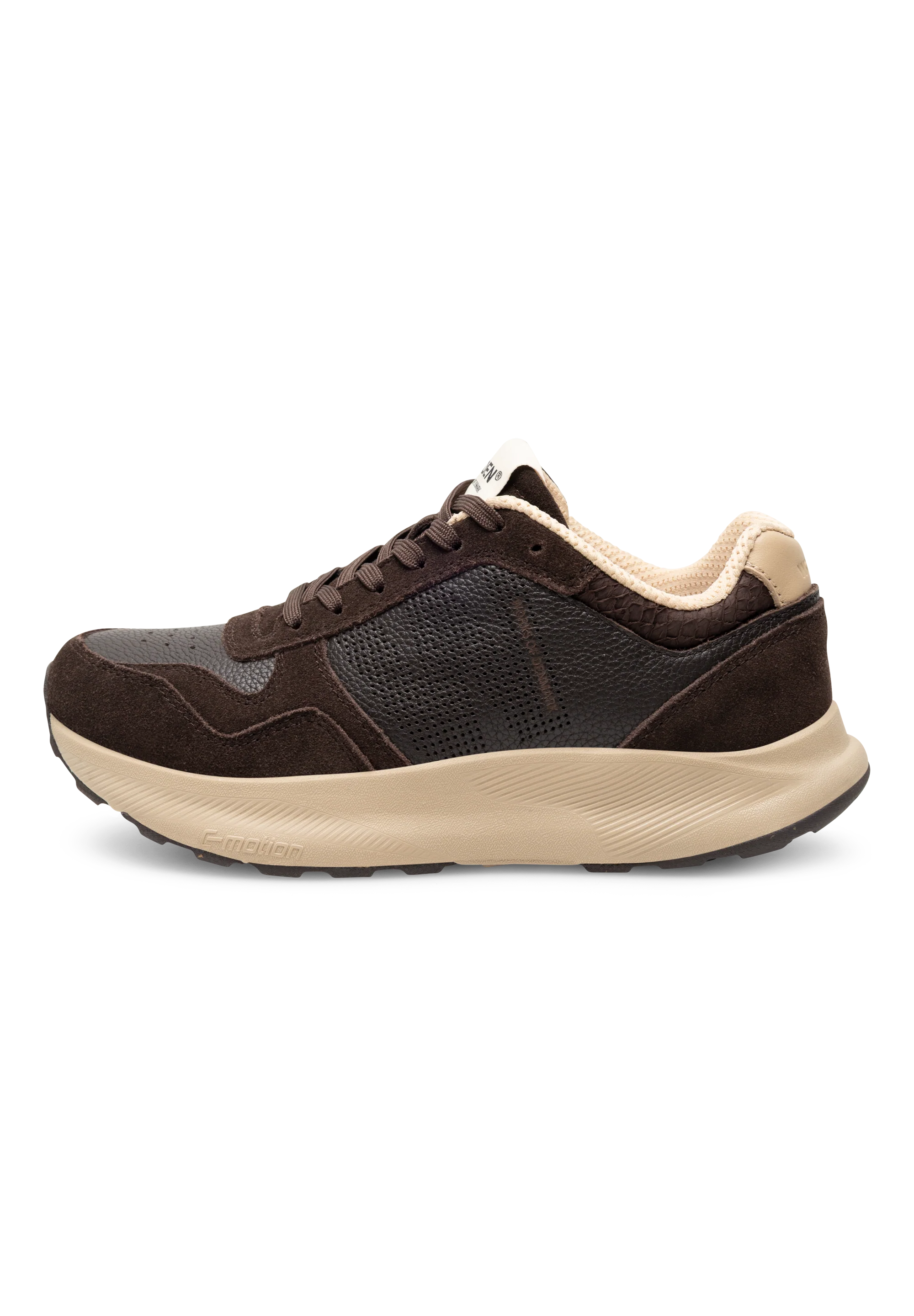Mathilde Runner Leather - Chocolate