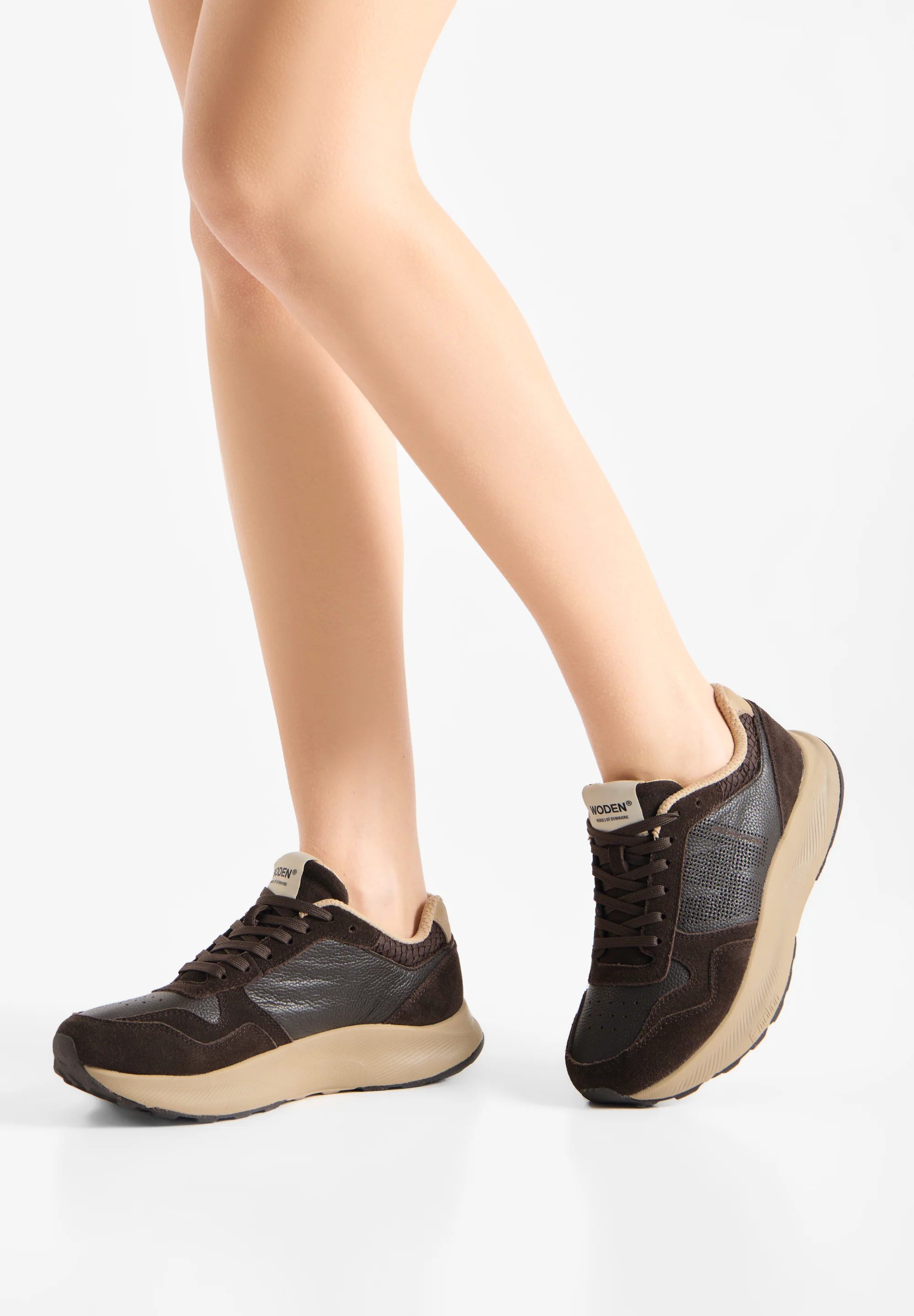 Mathilde Runner Leather - Chocolate - Image 5