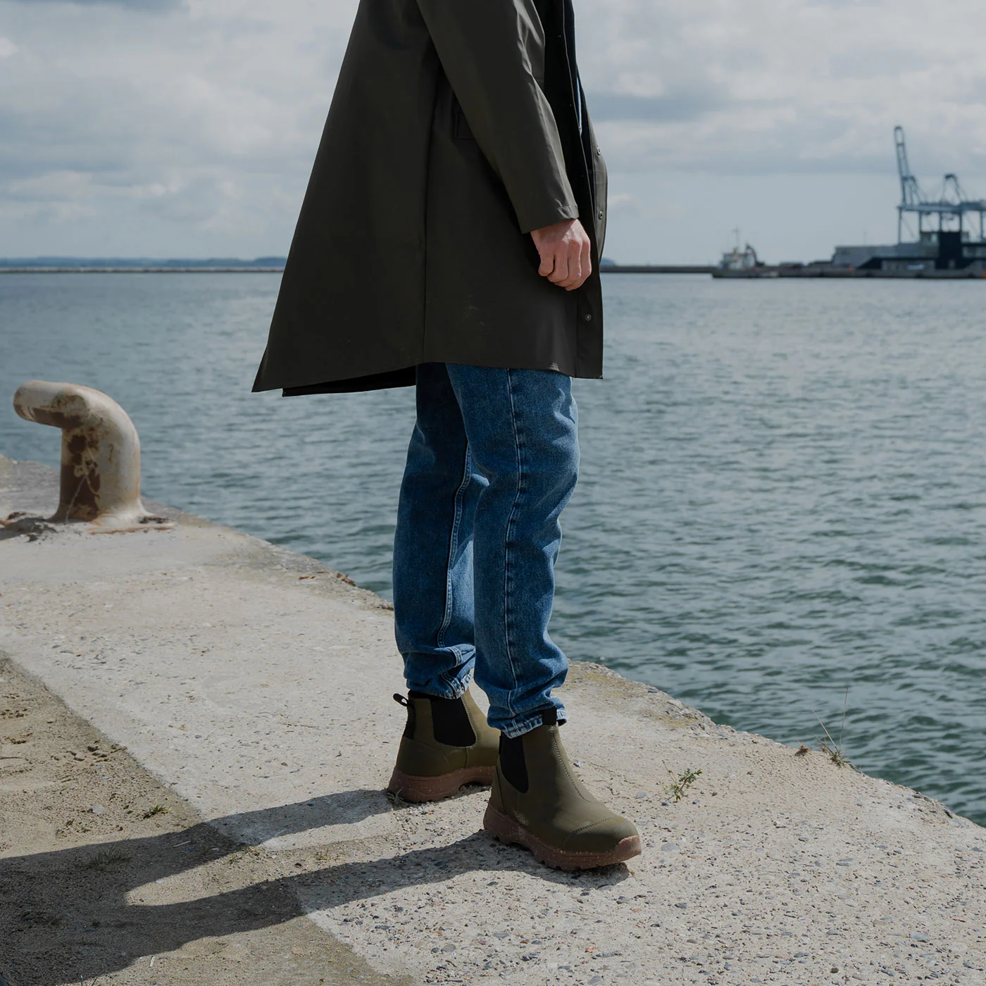 Melvin Track Waterproof - Dark Olive/Gum - Image 4