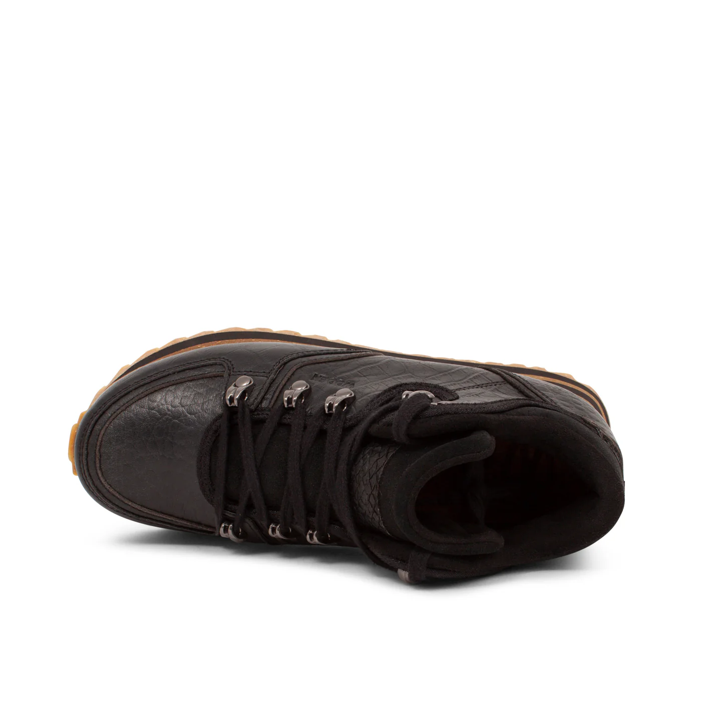 Mille Croco Shiny Plateau - Black - Image 3
