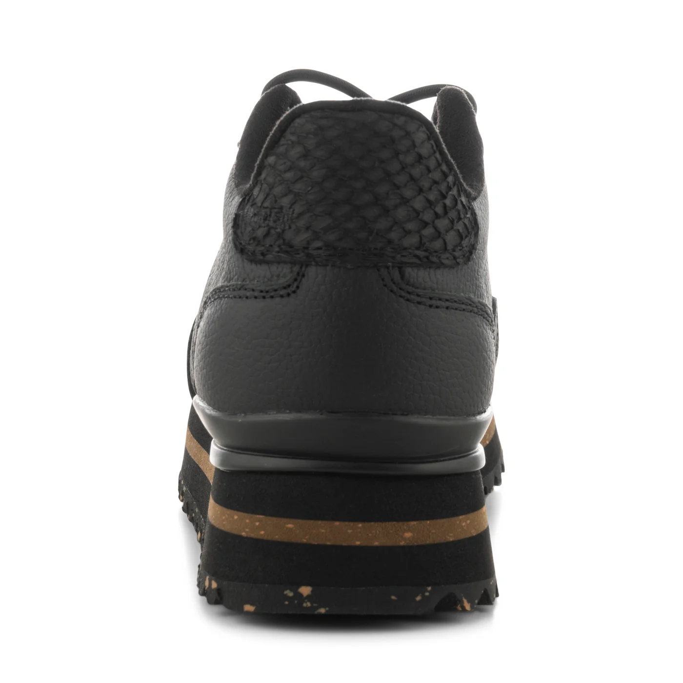 Nora III Full Leather Plateau - Black - Image 7