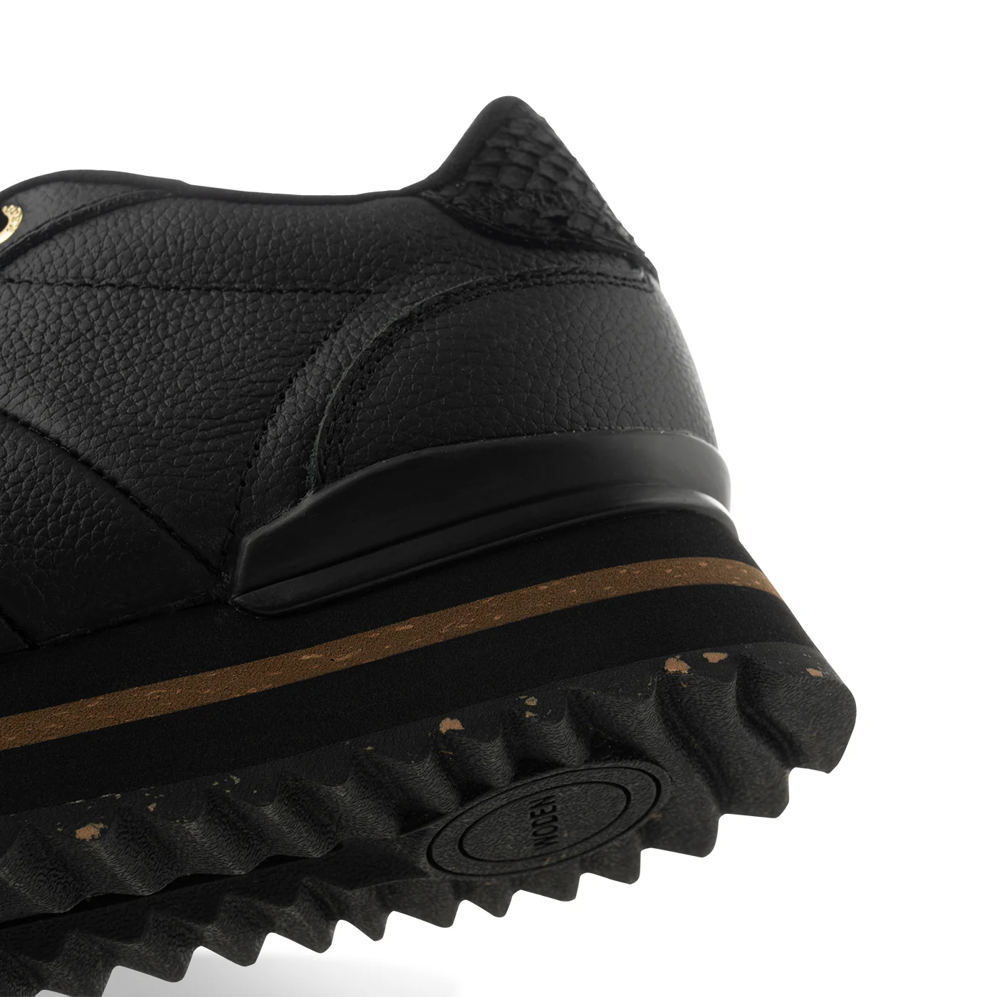 Nora III Full Leather Plateau - Black - Image 8