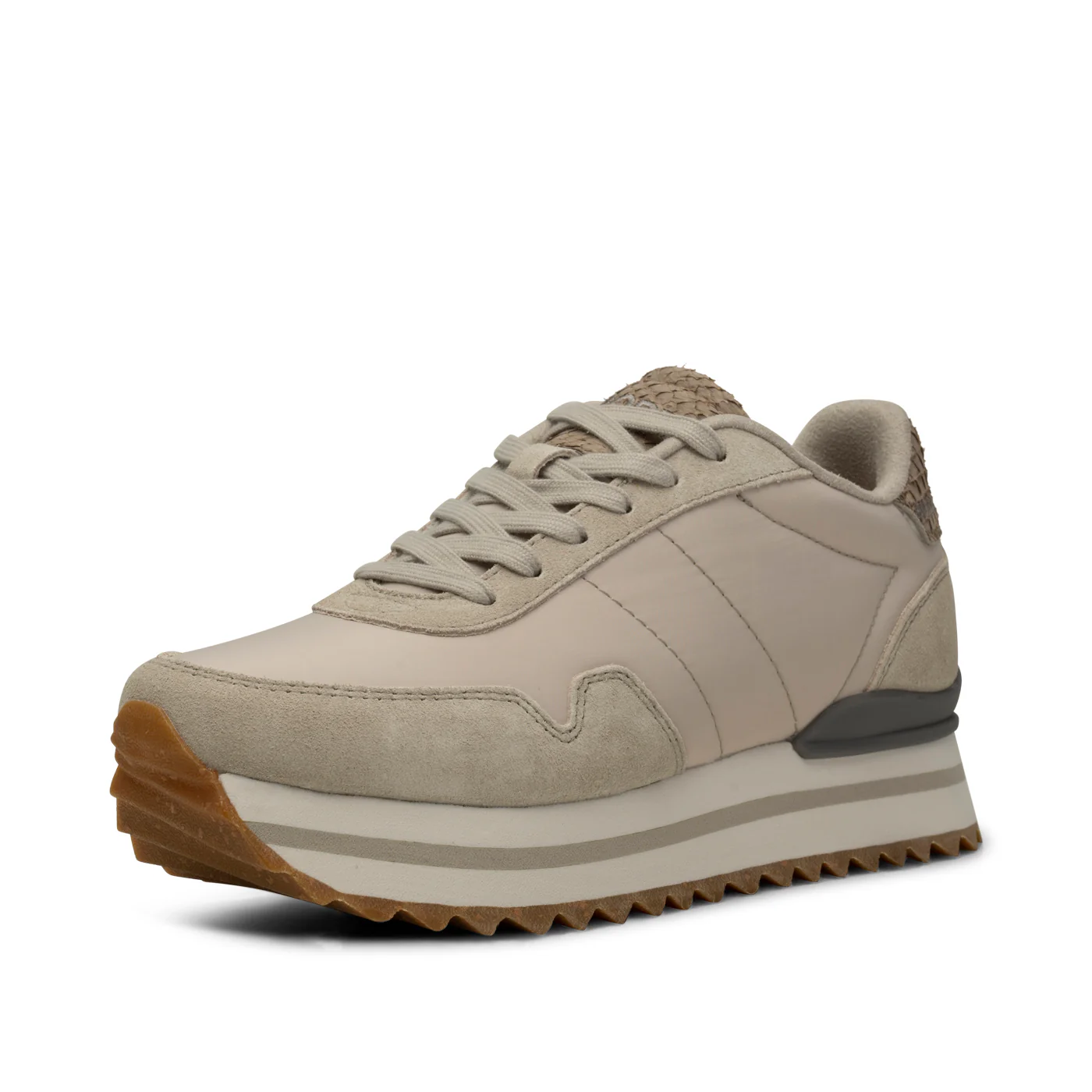 Nora III Leather Plateau - Silver Lining - Image 2