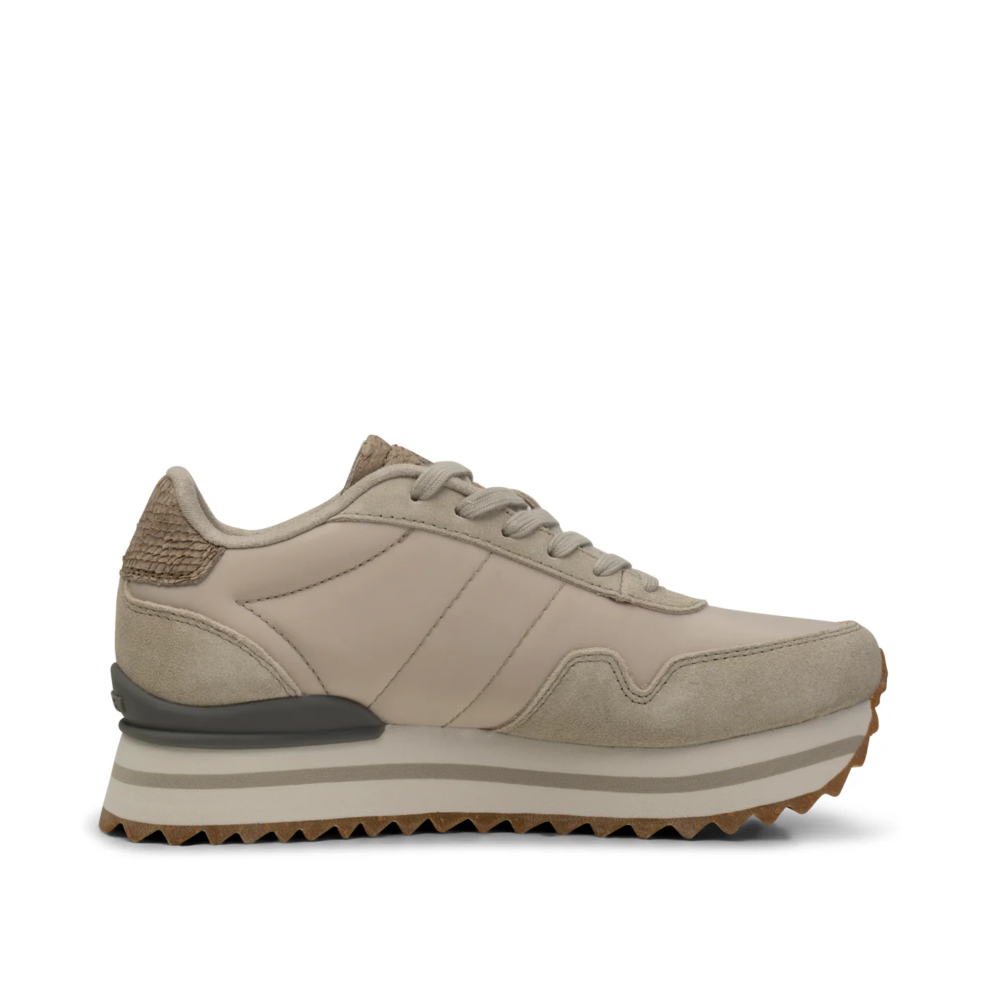 Nora III Leather Plateau - Silver Lining - Image 4