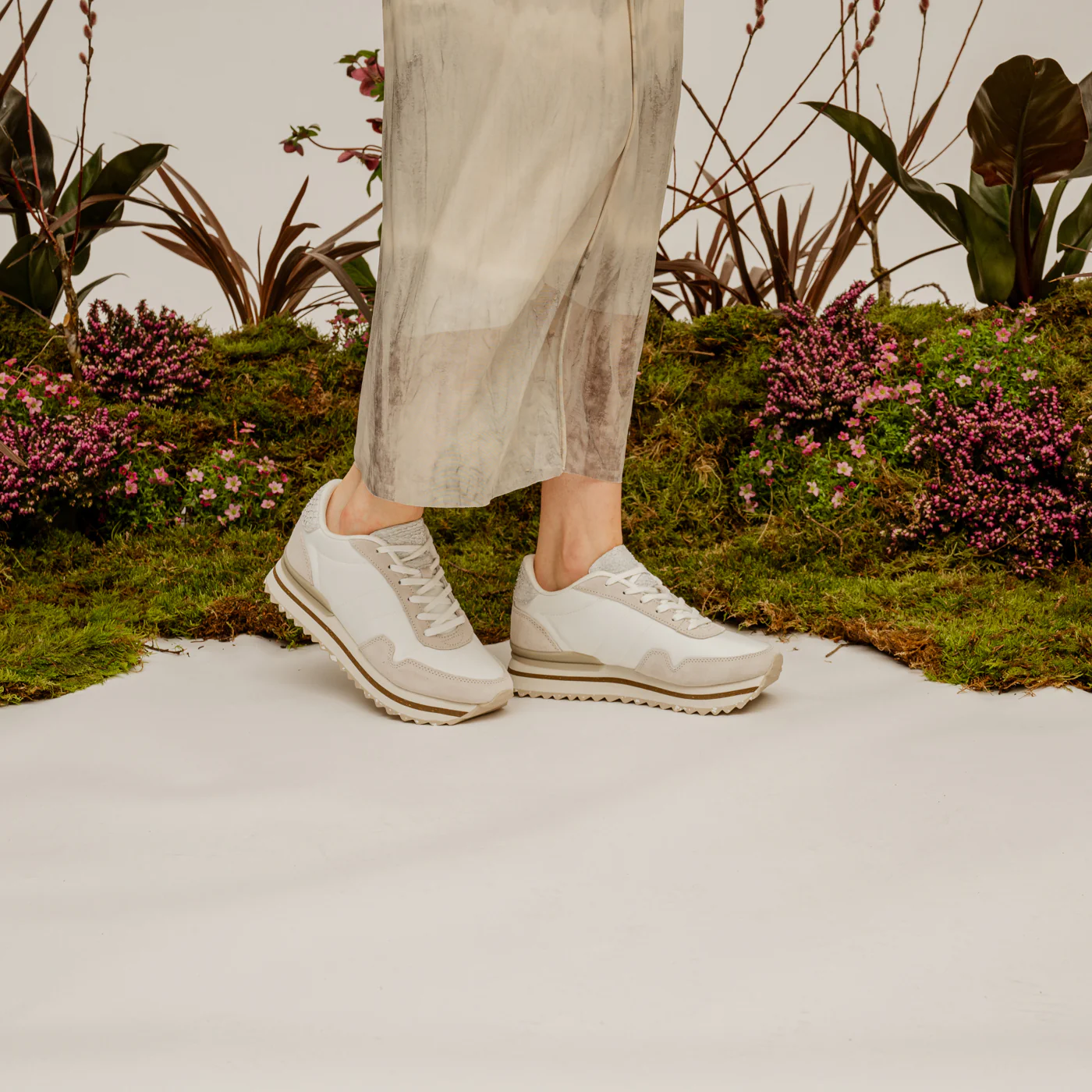 Nora III Leather Plateau - Blanc de Blanc - Image 2