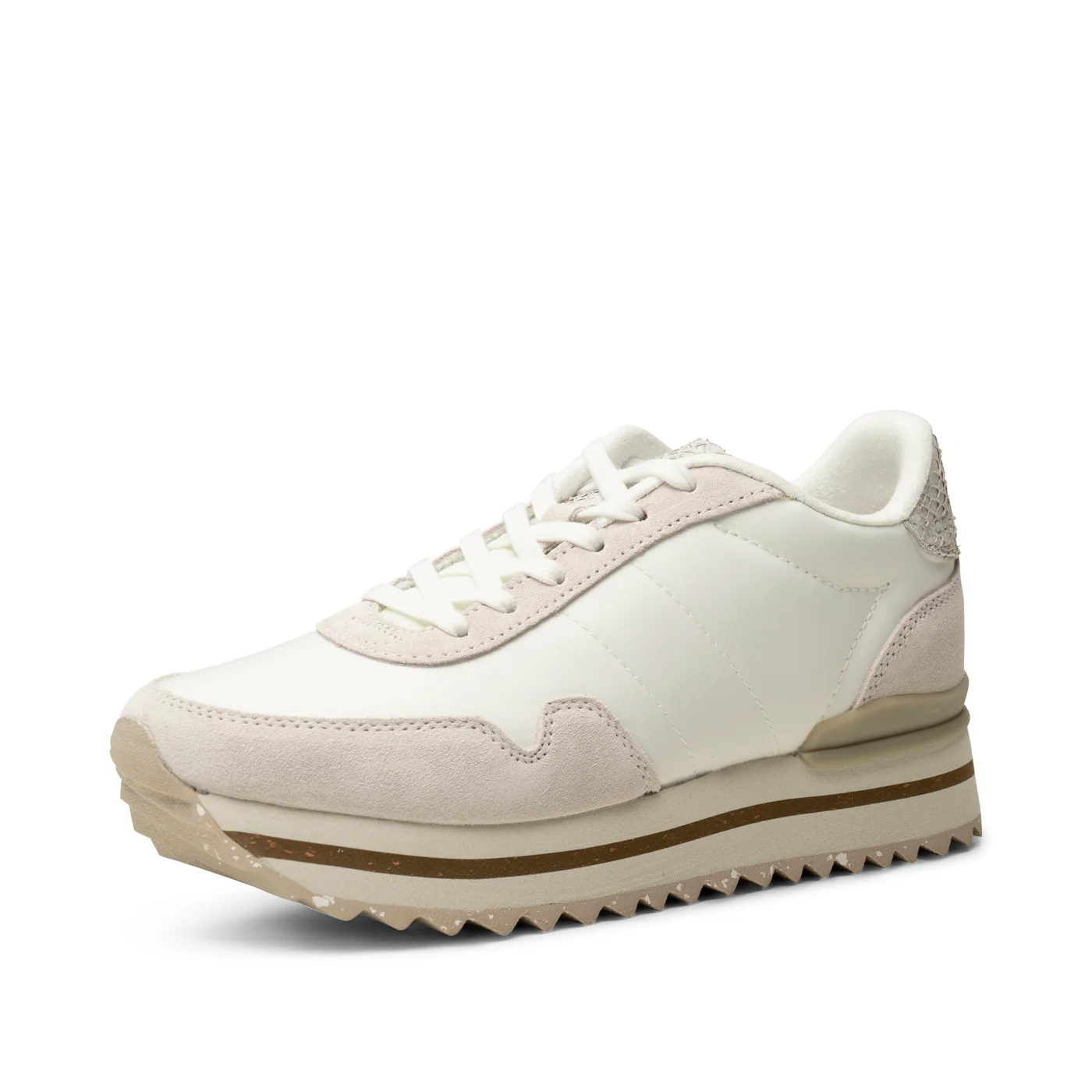 Nora III Leather Plateau - Blanc de Blanc - Image 3