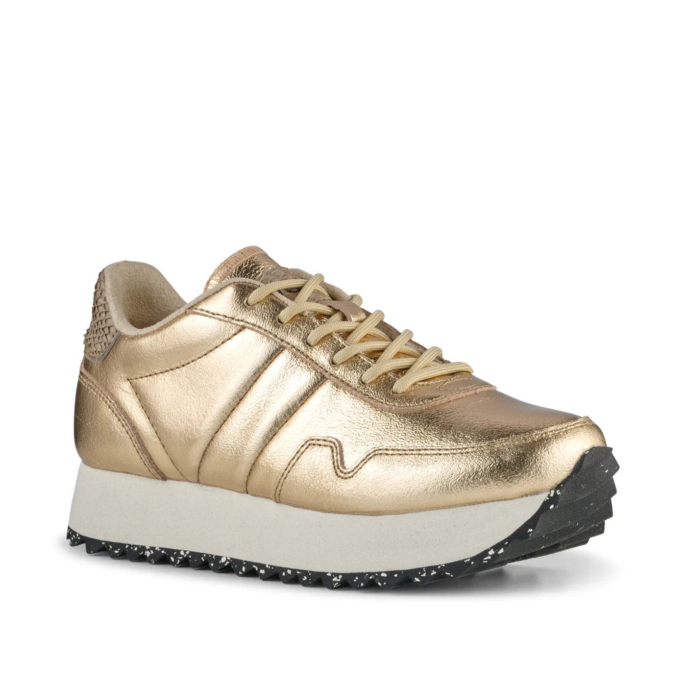 Nora III Plateau Metallic Leather - Gold - Image 3