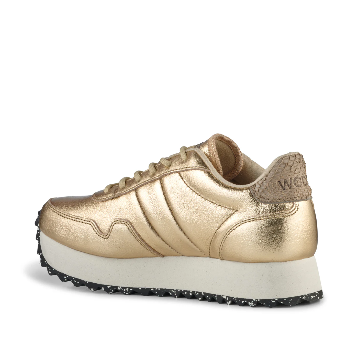 Nora III Plateau Metallic Leather - Gold - Image 4
