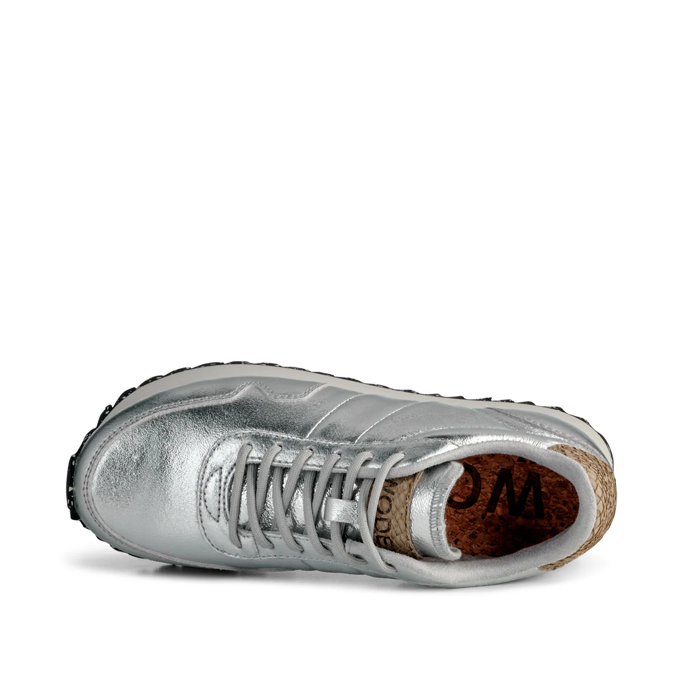 Nora III Plateau Metallic Leather - Silver - Image 6