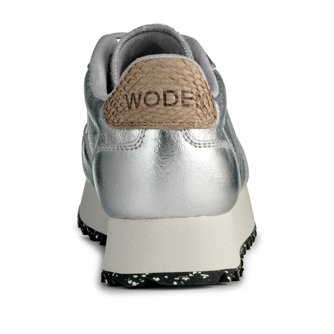 Nora III Plateau Metallic Leather - Silver - Image 8