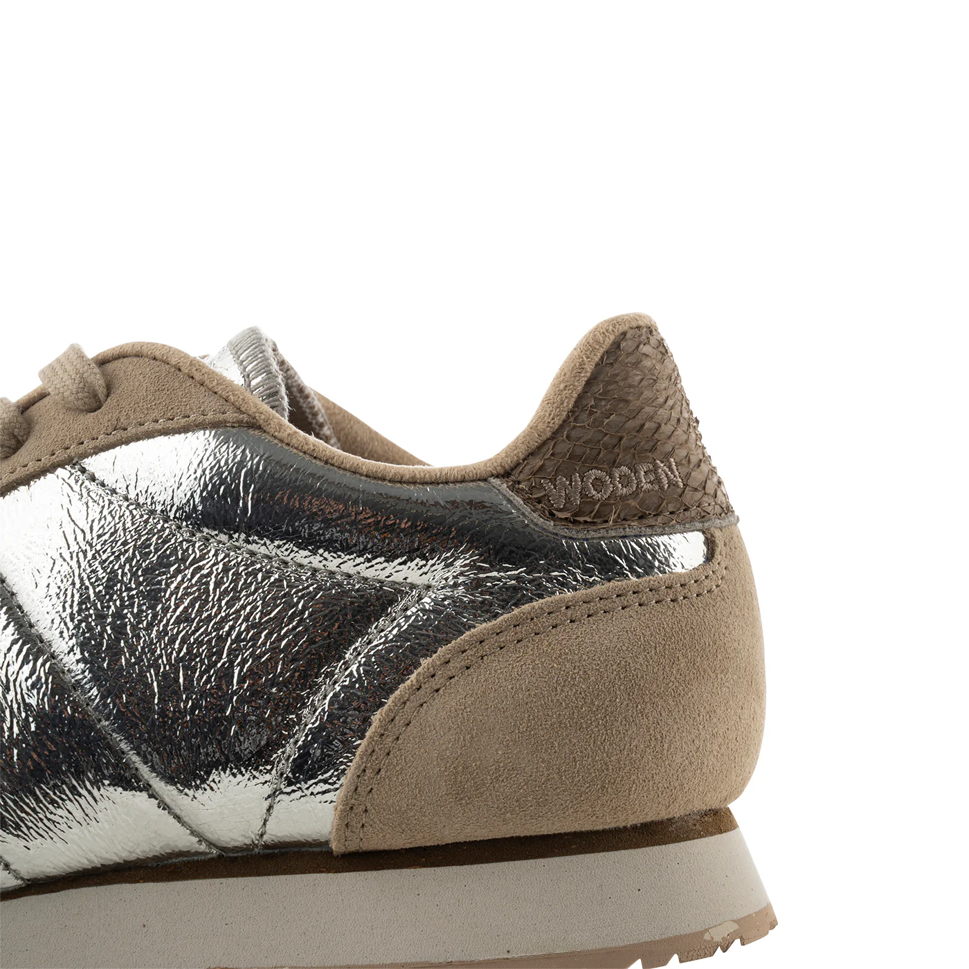 Nora III Metallic Leather - Silver - Image 8