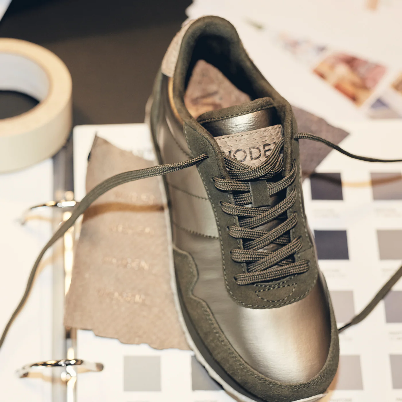 Nora III Metallic Nylon - Moss - Image 3